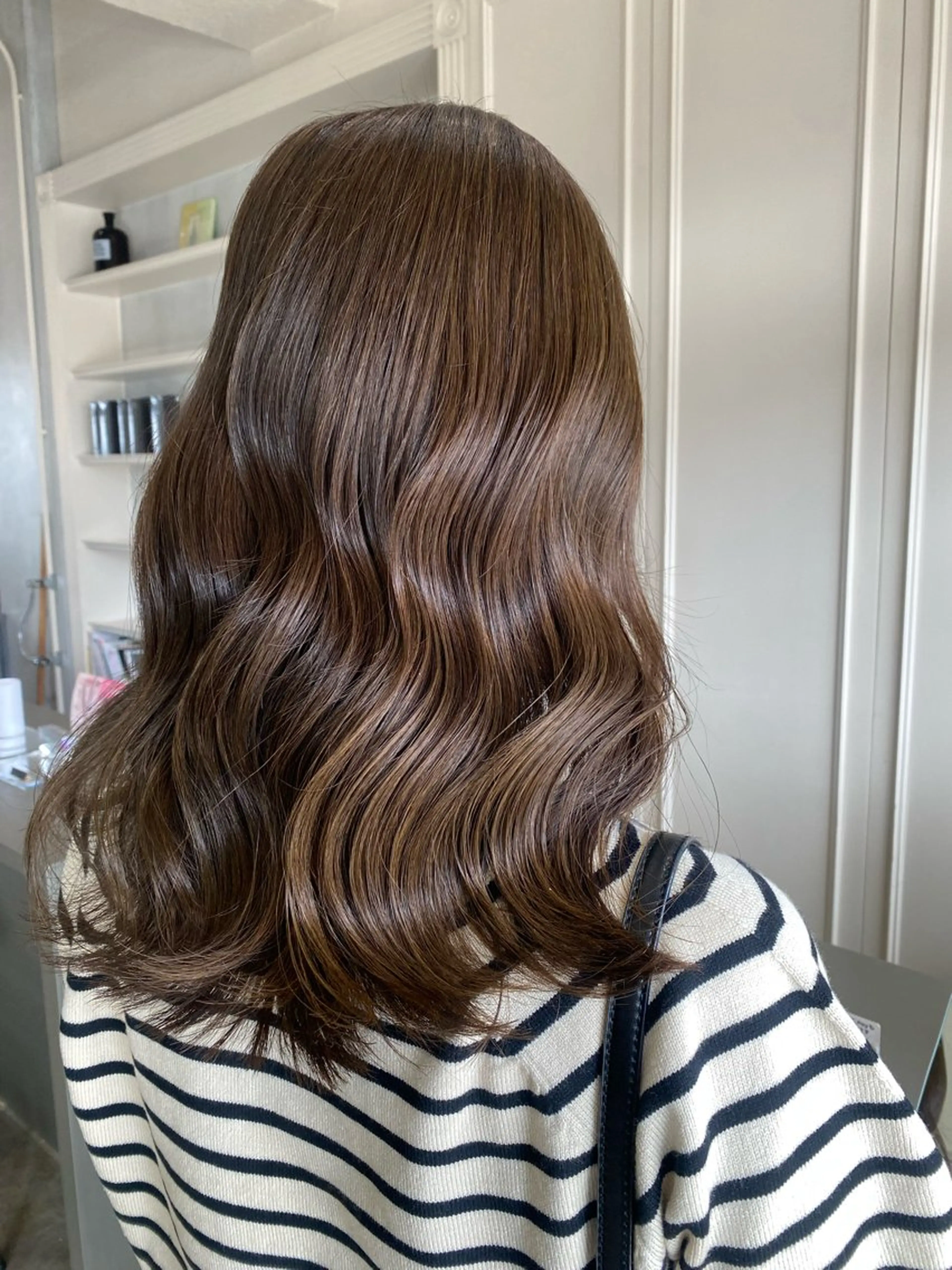 ミディアム カラー カット ヘアカラー トリートメント 髪質改善特化🥣🫧 天神美容室のヘアスタイル