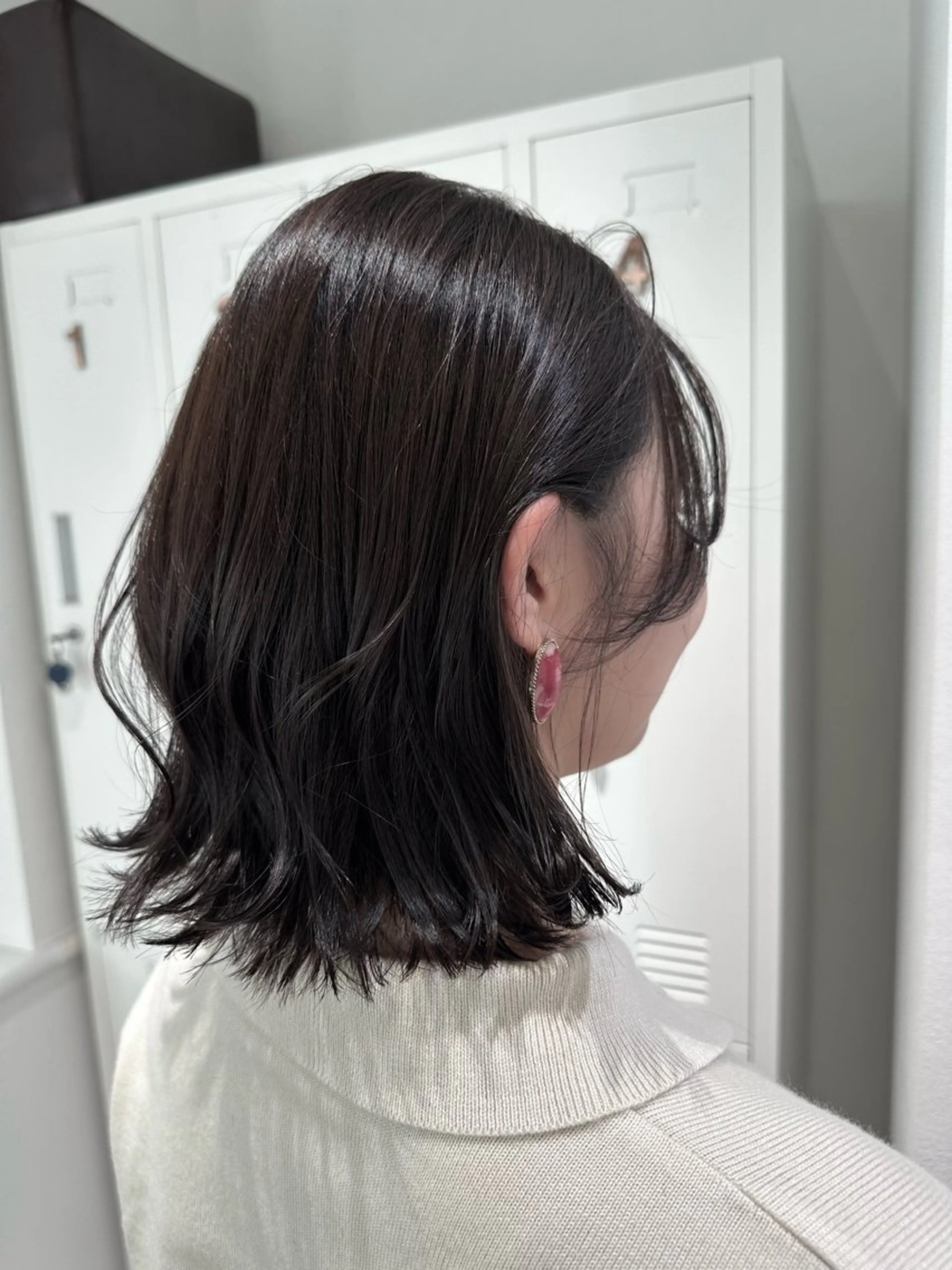 ミディアム カラー カット ヘアカラー Annie 吉田 裕美のヘアスタイル
