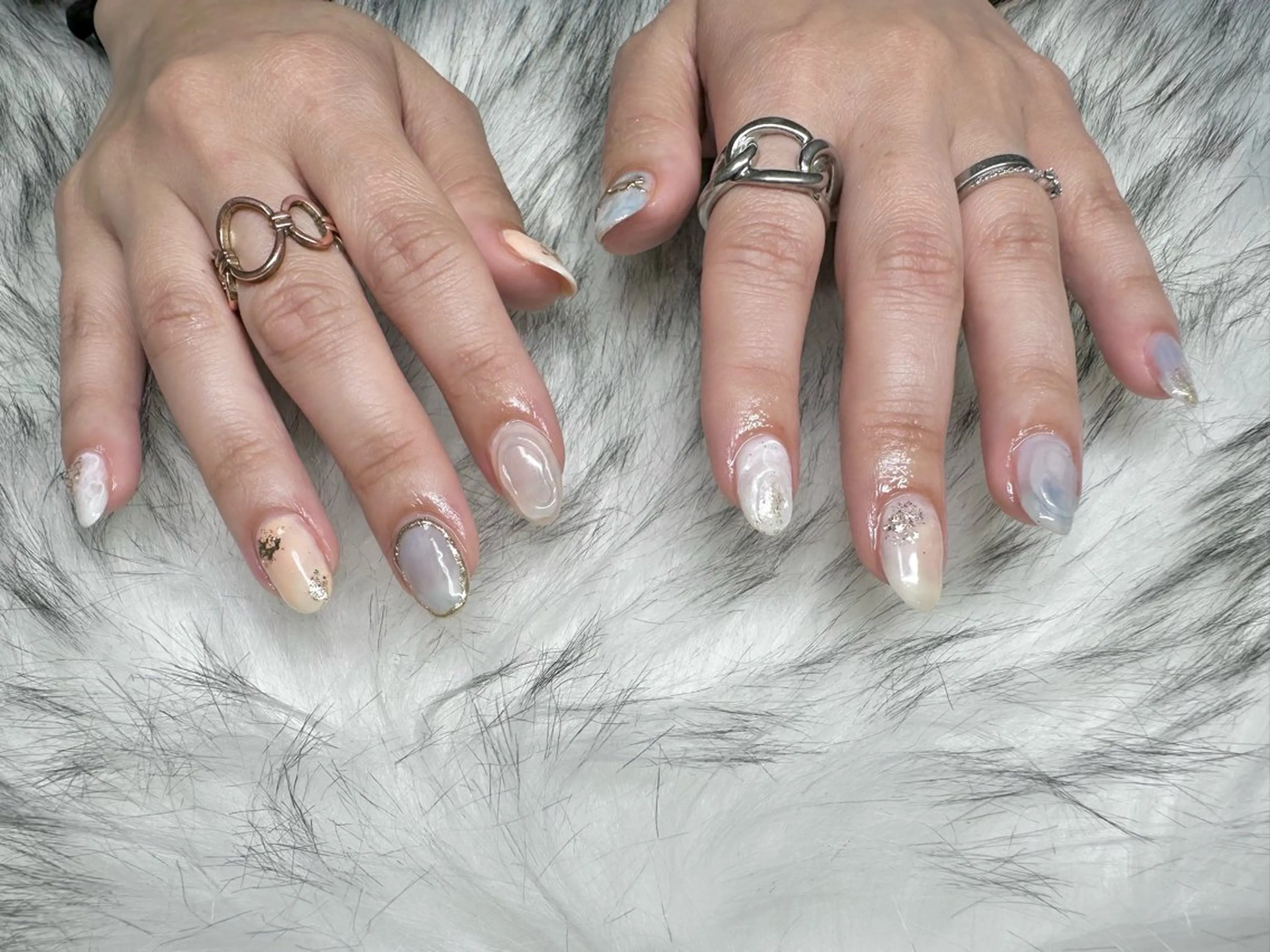 ネイル 長さ出し MEMI NAILのネイルデザイン