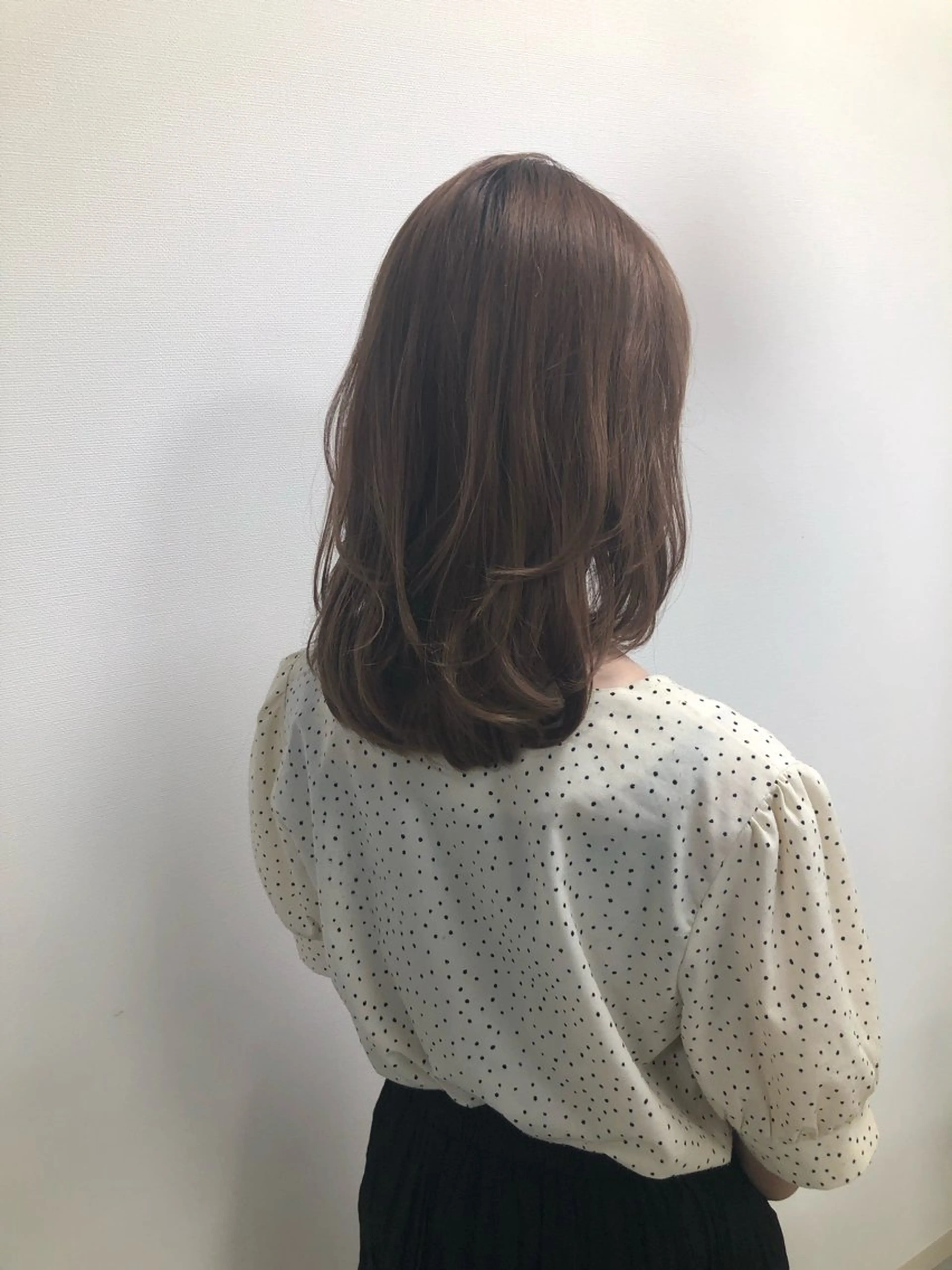 ミディアム カラー ヘアカラー トリートメント VANCOUNCIL福岡店所属・VANCOUNCIL 宇美町美容室岡川結奈のヘアスタイル