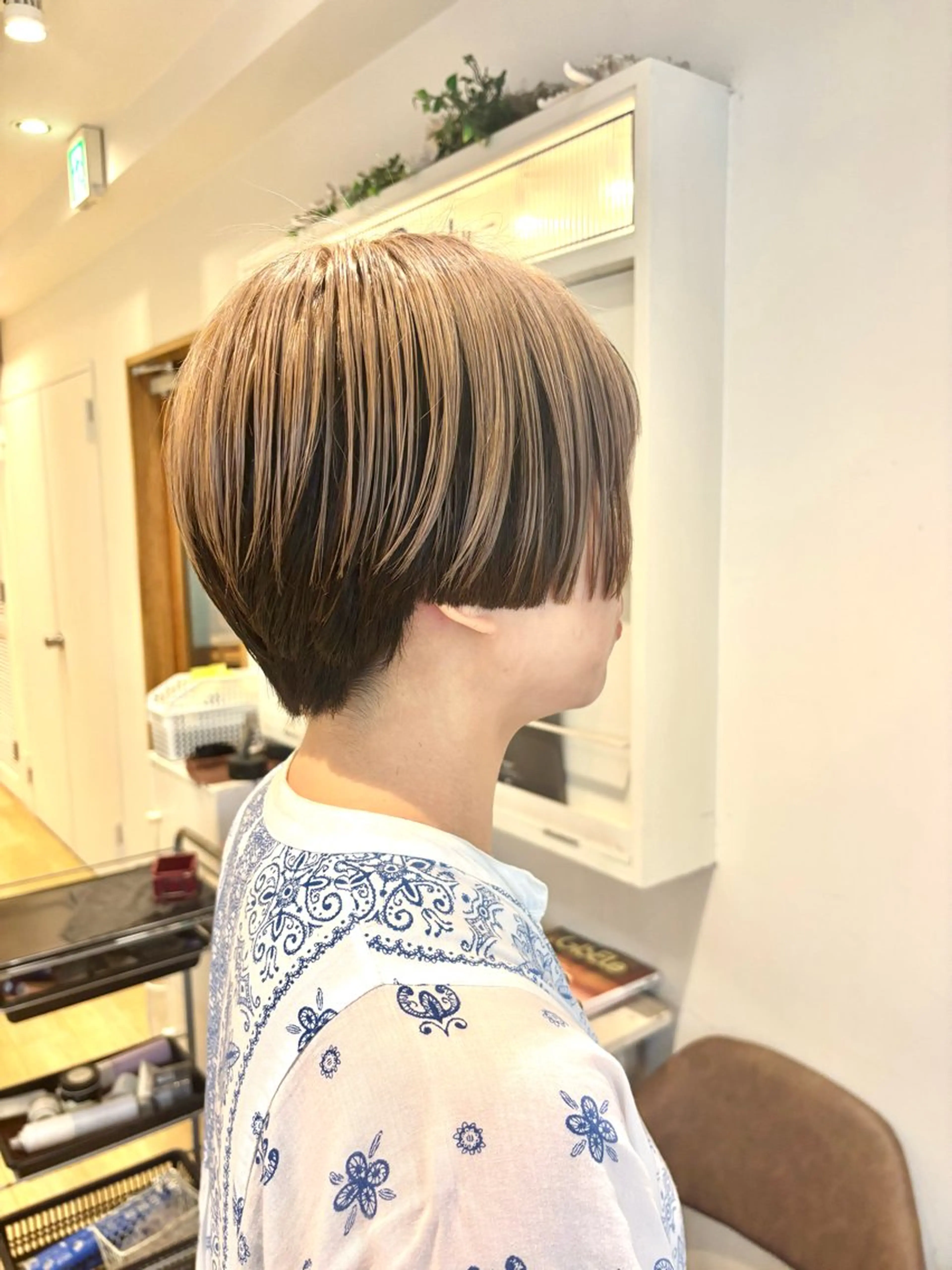 ショート カラー ヘアアレンジ メンズ カット ヘアカラー トリートメント 新宿　副店長 新井彩斗のヘアスタイル