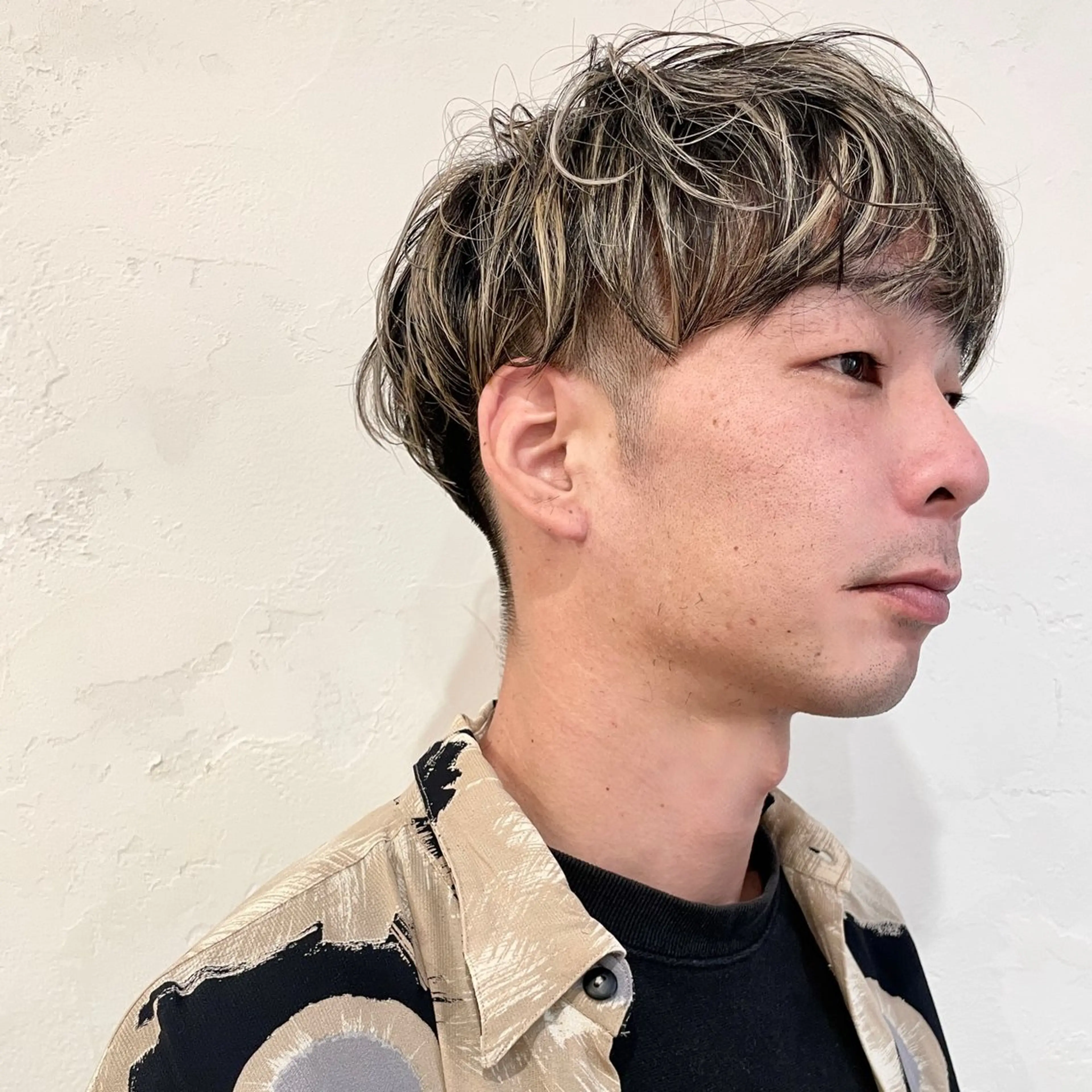 ショート カラー パーマ メンズ Beronica所属・beronica ベロニカのヘアスタイル