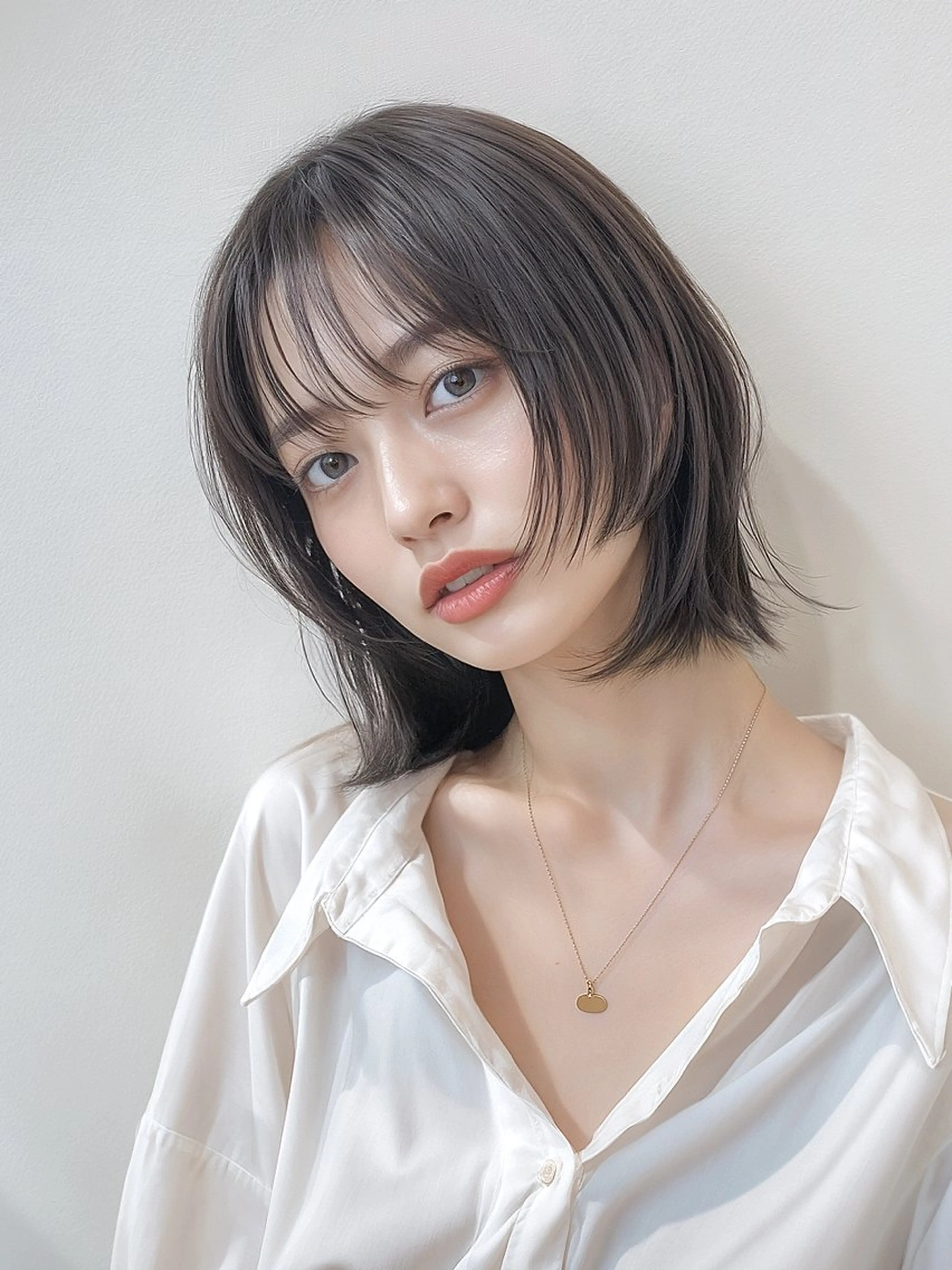 ミディアム カット トリートメント ヘアセット 中村 優太のヘアスタイル