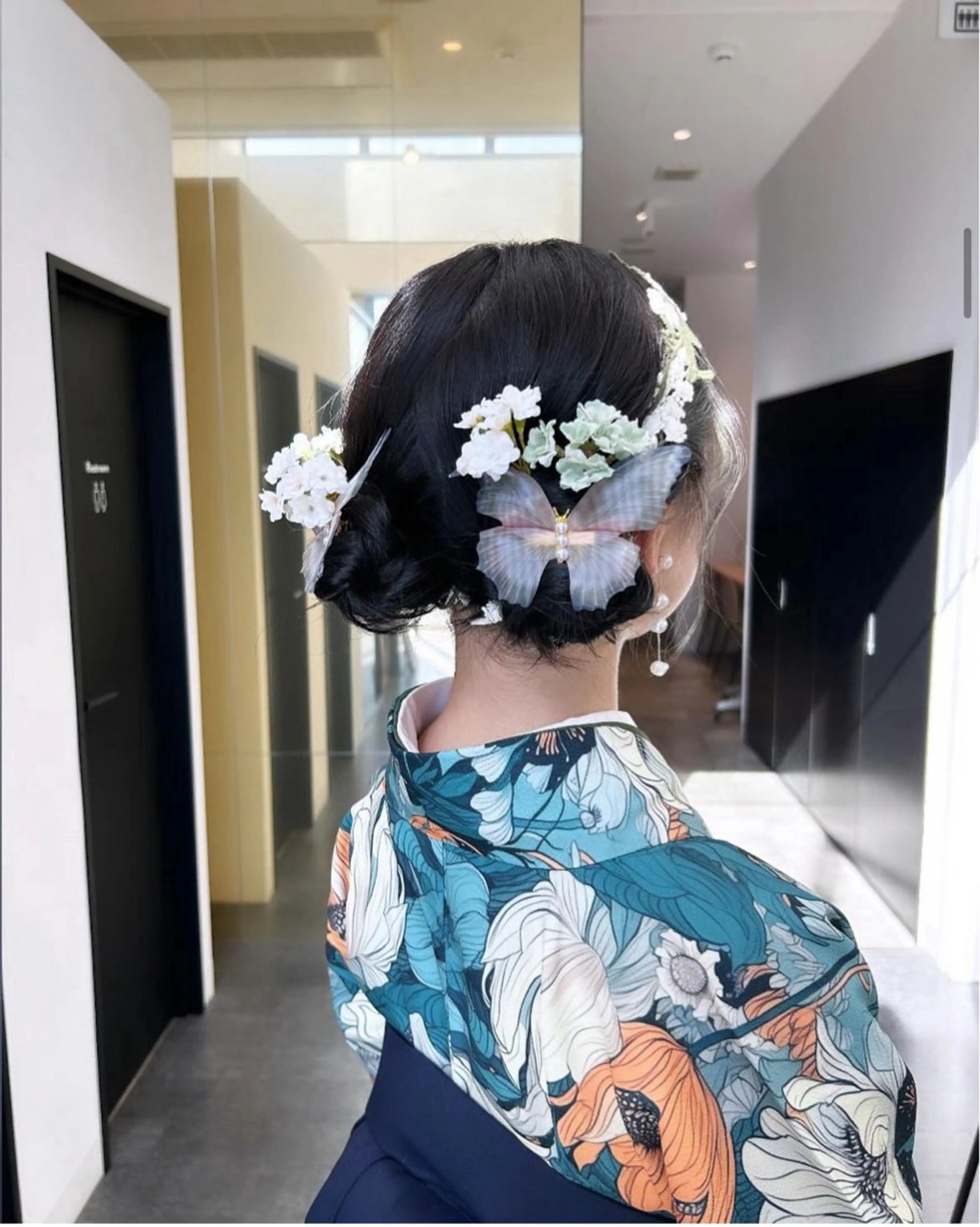 ヘアアレンジ 着物ヘア お団子ヘア 卒業式のヘアスタイル 着付け GOTODAY SHAiRE SALON (原宿本店)所属・sakurai kana 🎀のヘアスタイル