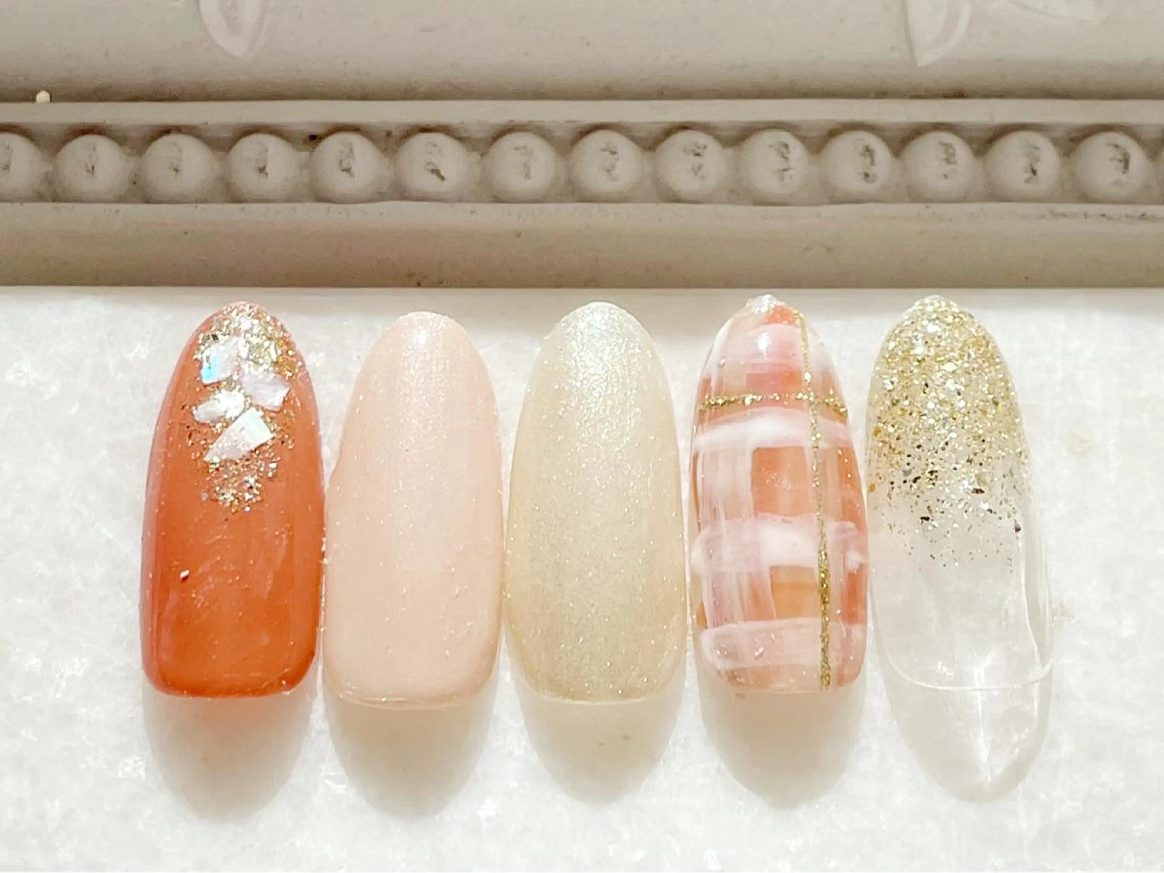 ネイル ジェルネイル パラジェル 冬ネイル ハンドネイル Satomi  のネイルデザイン