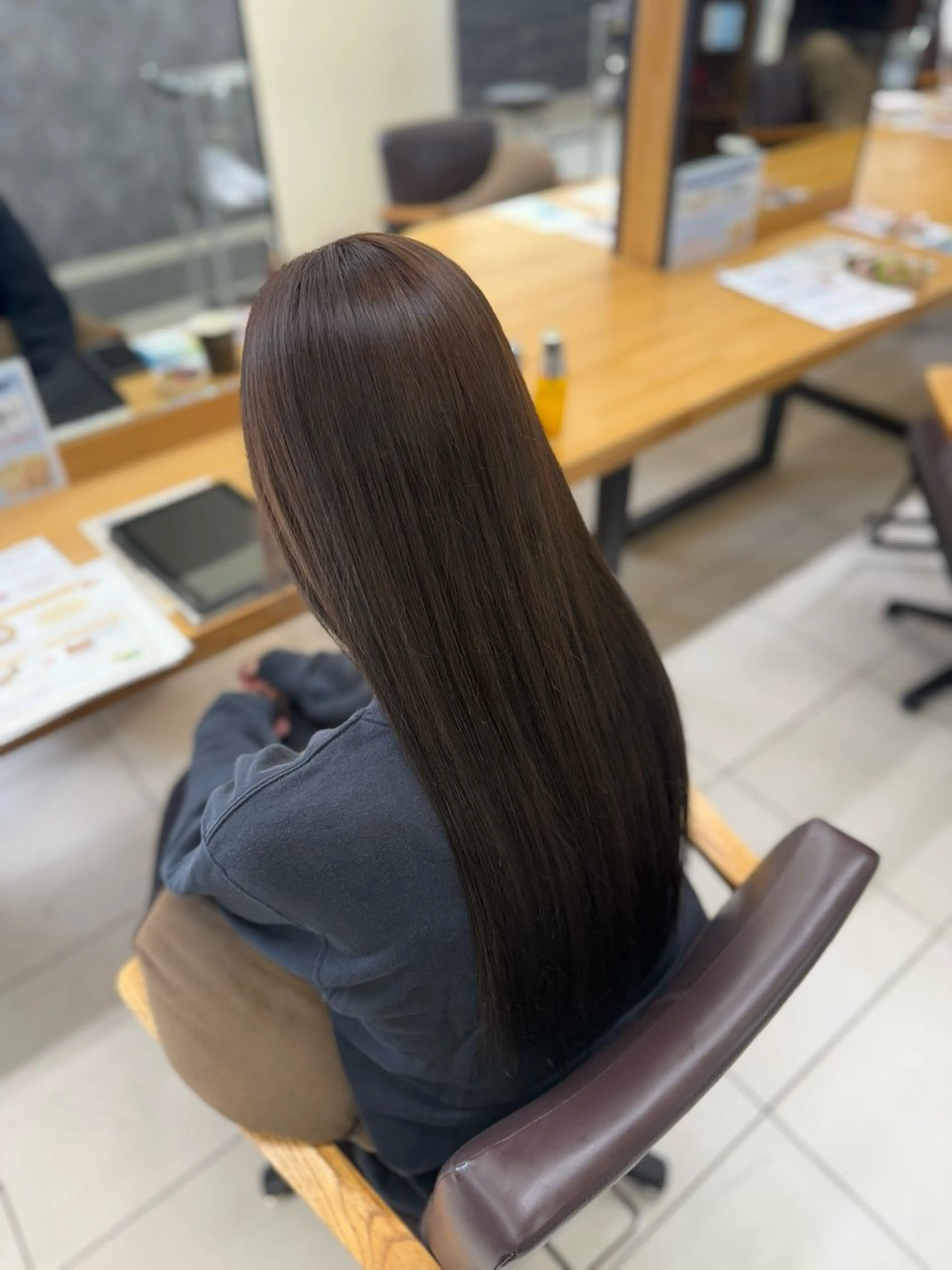 ロング カラー 🪼かえで🪼臼井 カラー/縮毛矯正のヘアスタイル