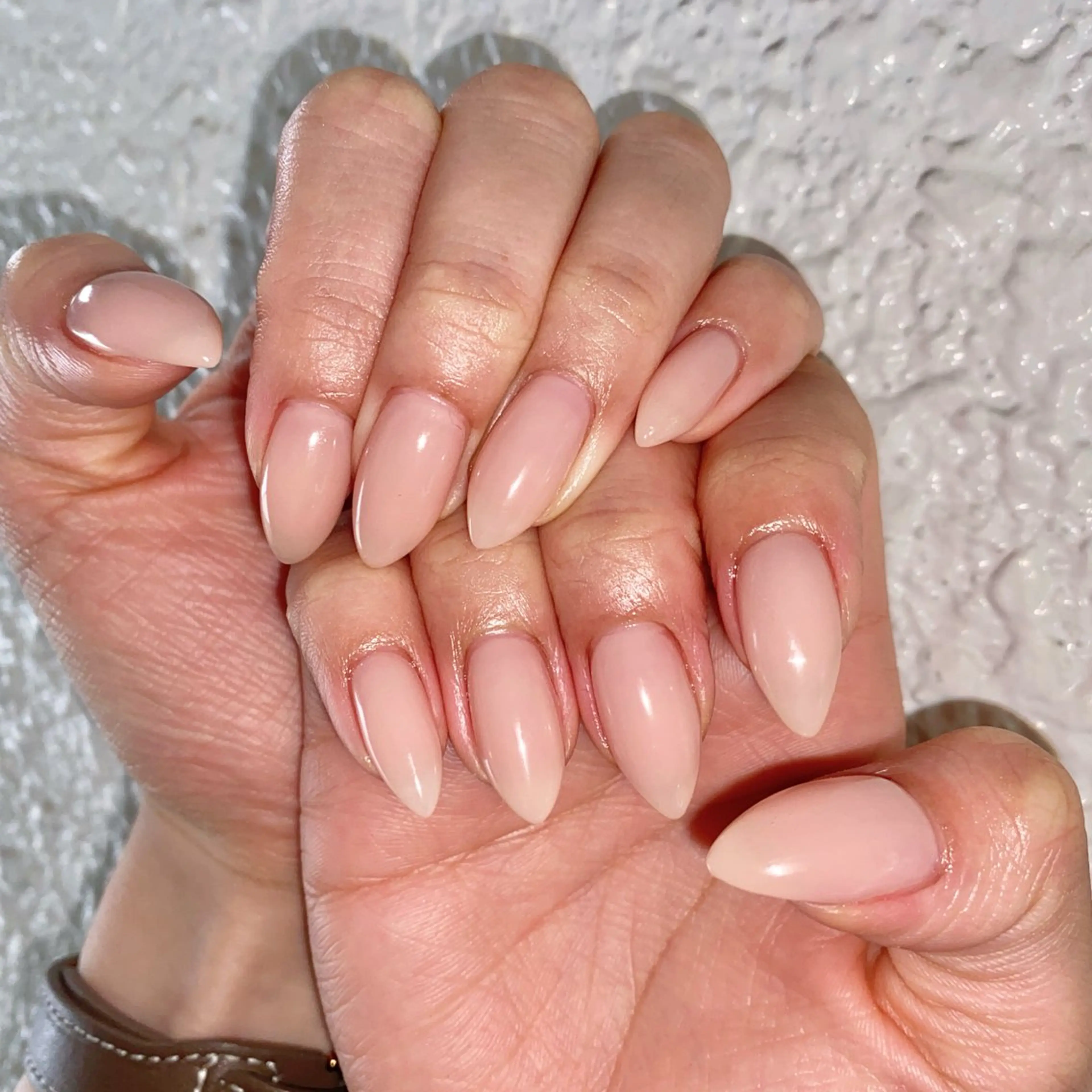 ネイル カジュアル チークネイル フットネイル フレンチネイル ジェルネイル ゆず Nail Salonのネイルデザイン