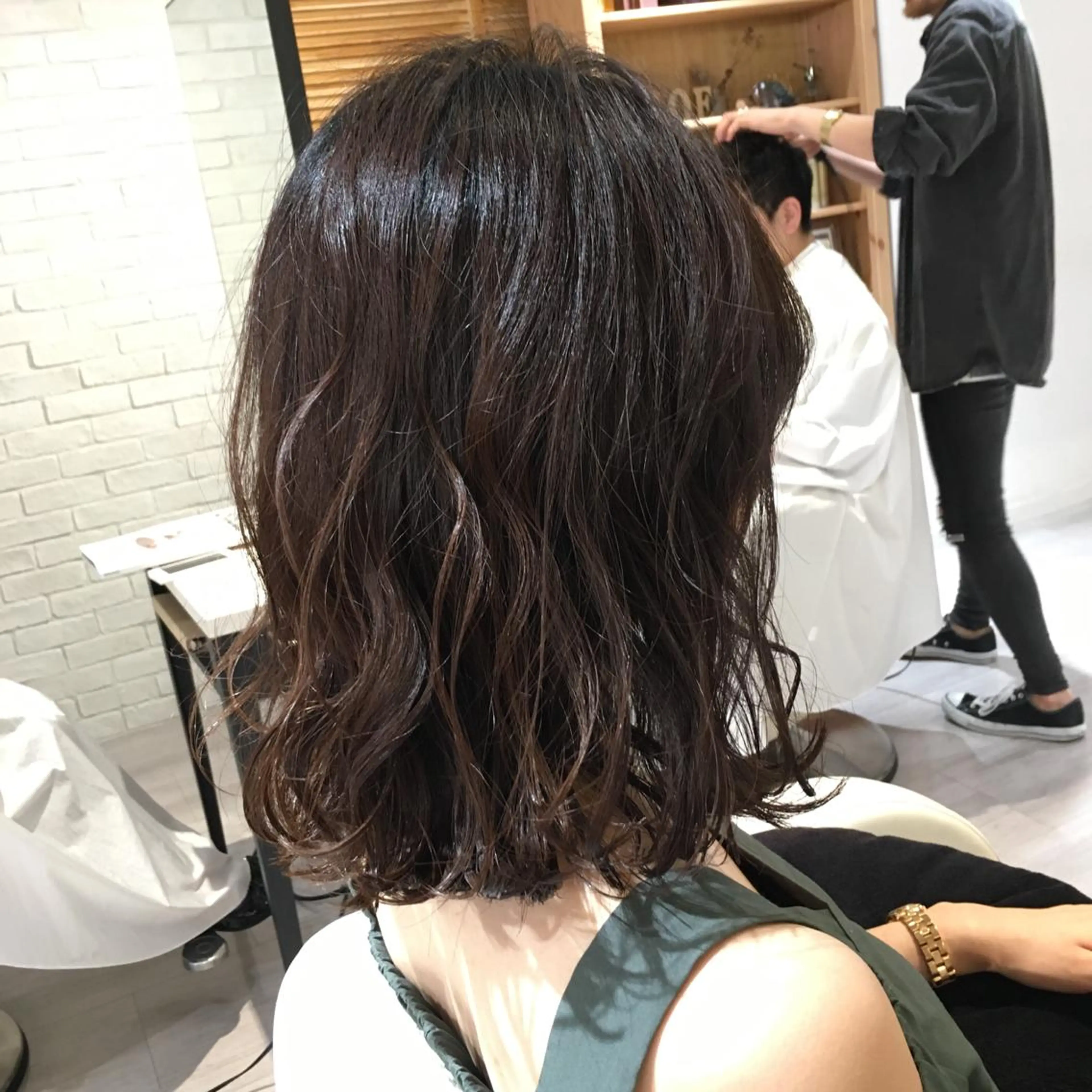 ミディアム ヘアアレンジ HAIR STUDIO buzz所属・金子 富士のヘアスタイル