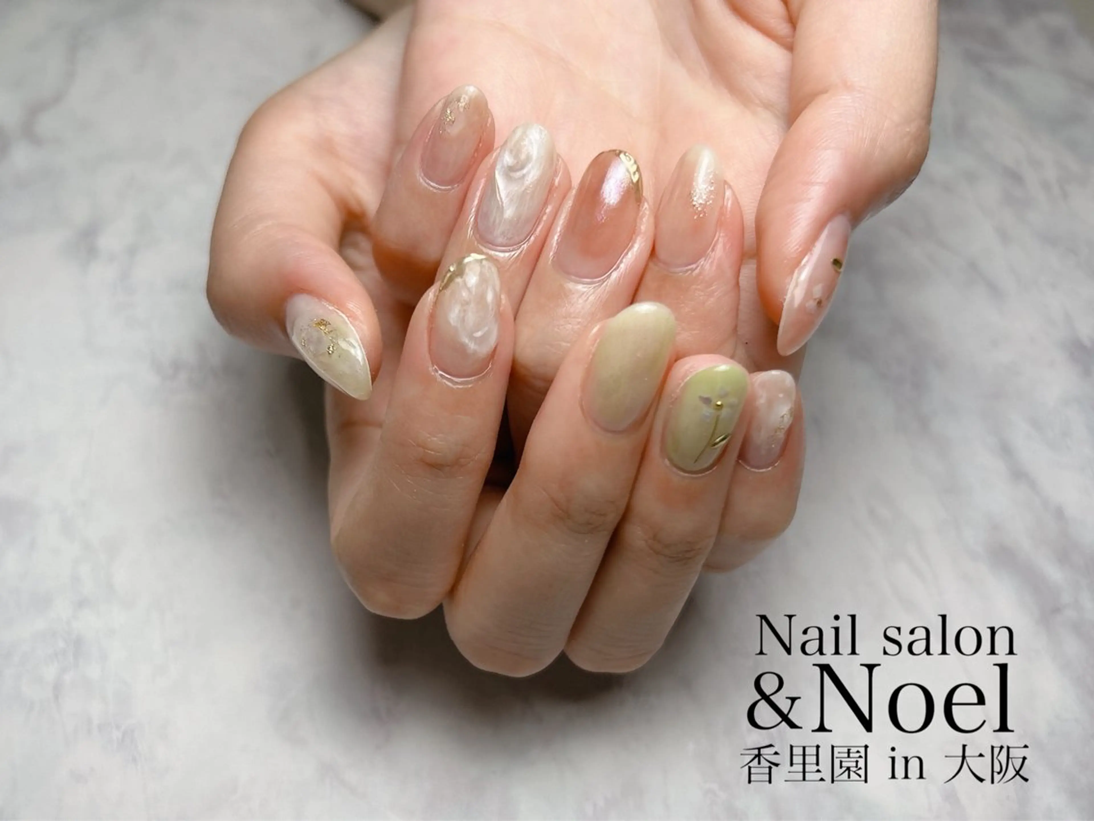 ネイル ハンドネイル Nailsalon  &Noel所属・もも 🍑のネイルデザイン
