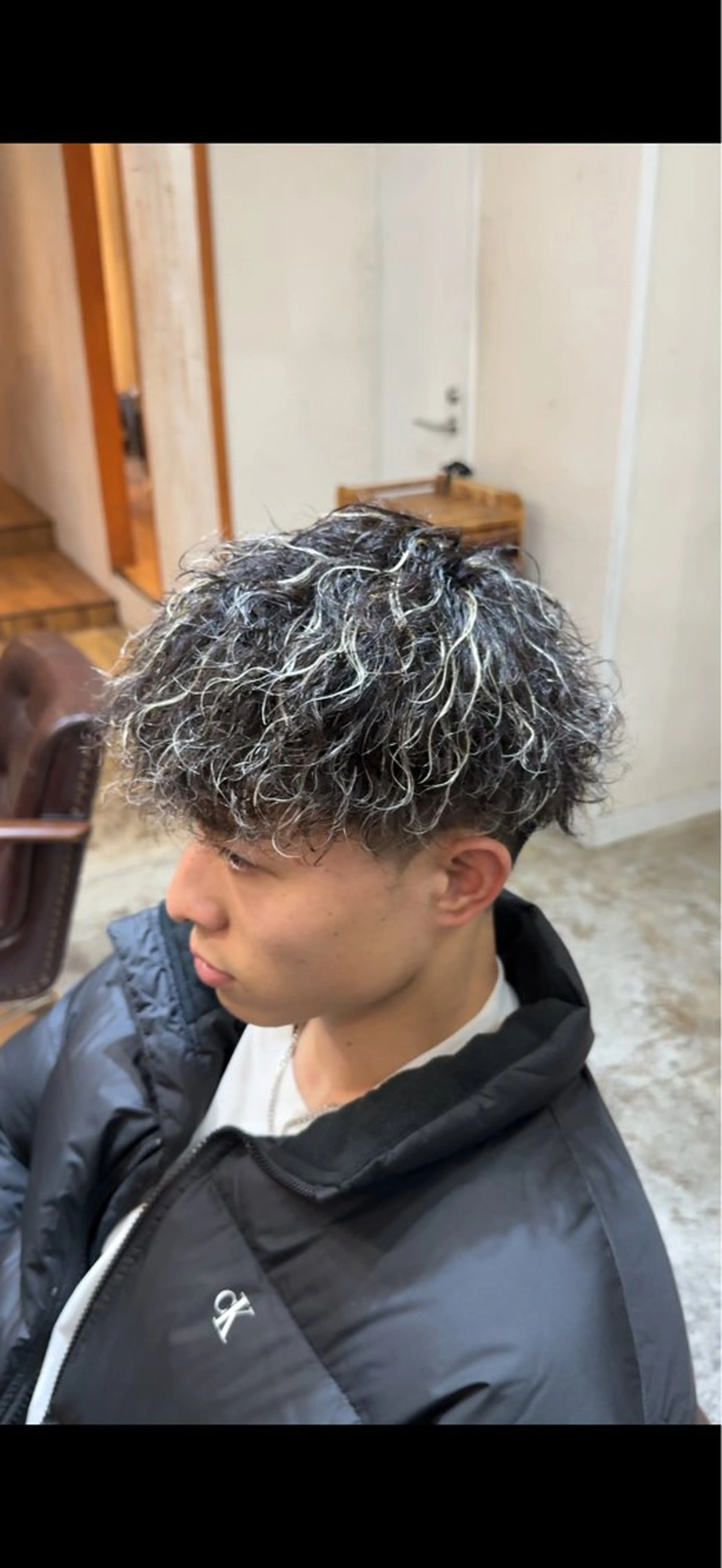 期間限定！✨️メンズブリーチハイライト、ブリーチメッシュの写真
