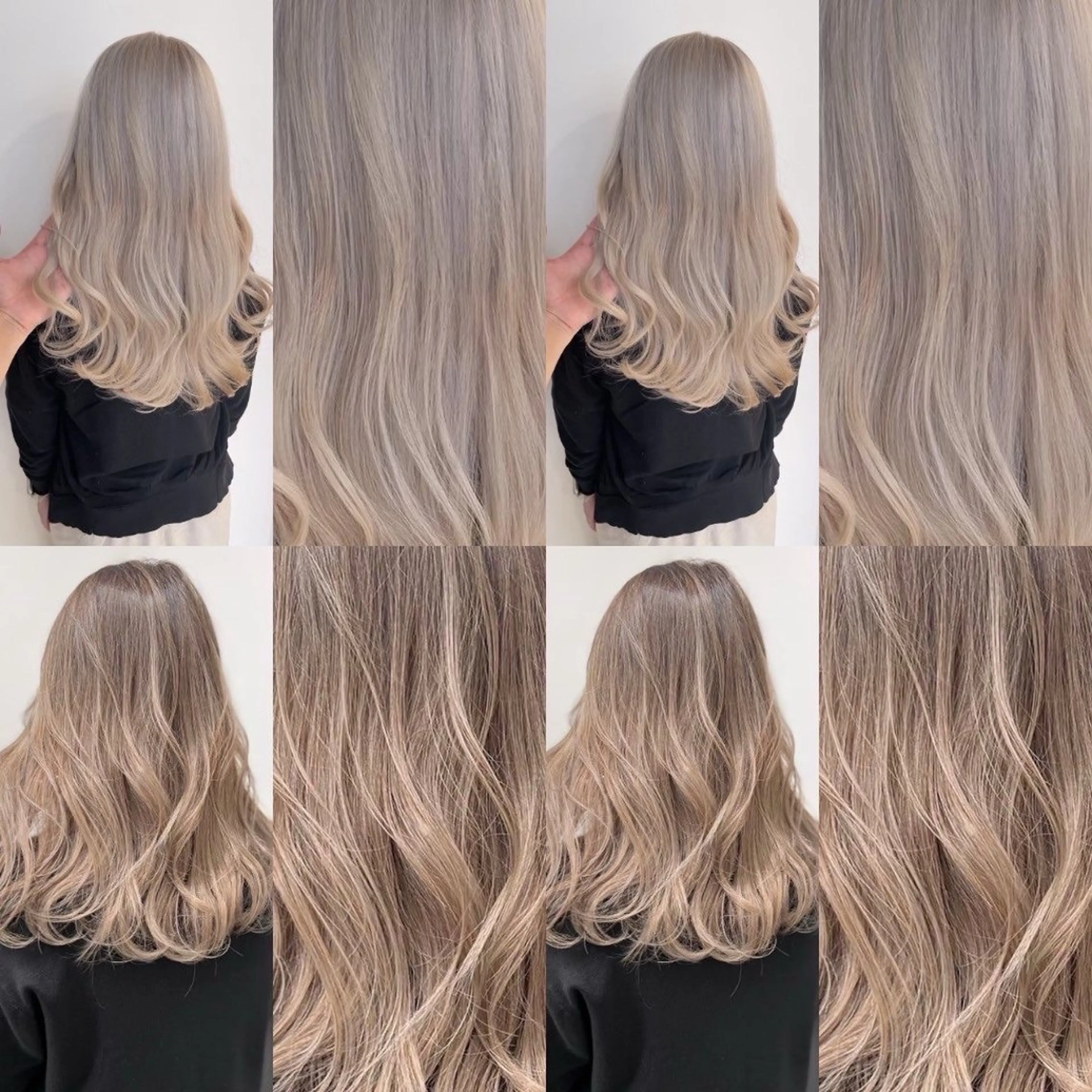 ロング カラー ヘアカラー ✨韓国艶髪✨ケア ブリーチ🫧アキラのヘアスタイル