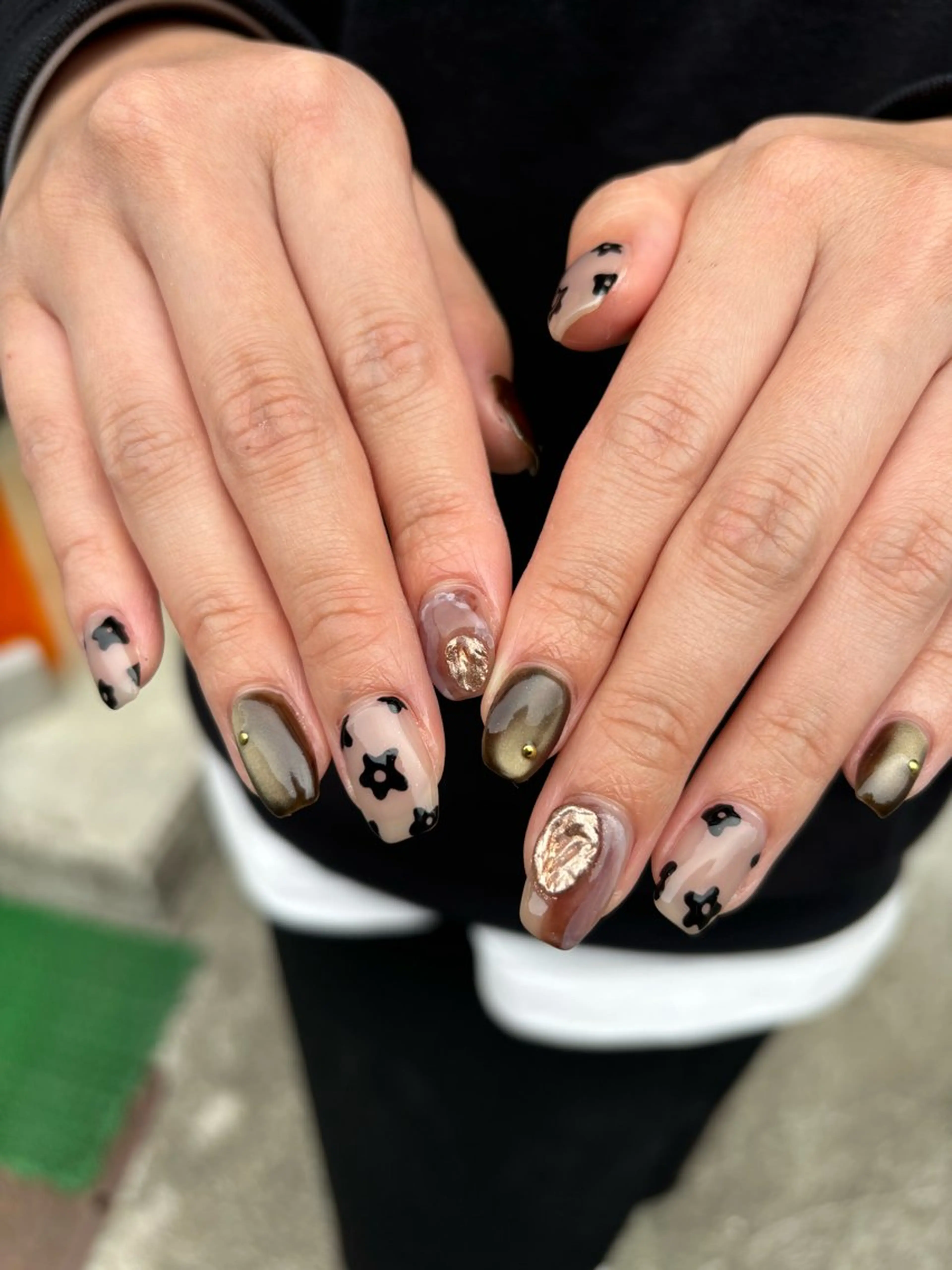 ネイル マグネットネイル ハンドネイル nail salon Howdyのネイルデザイン