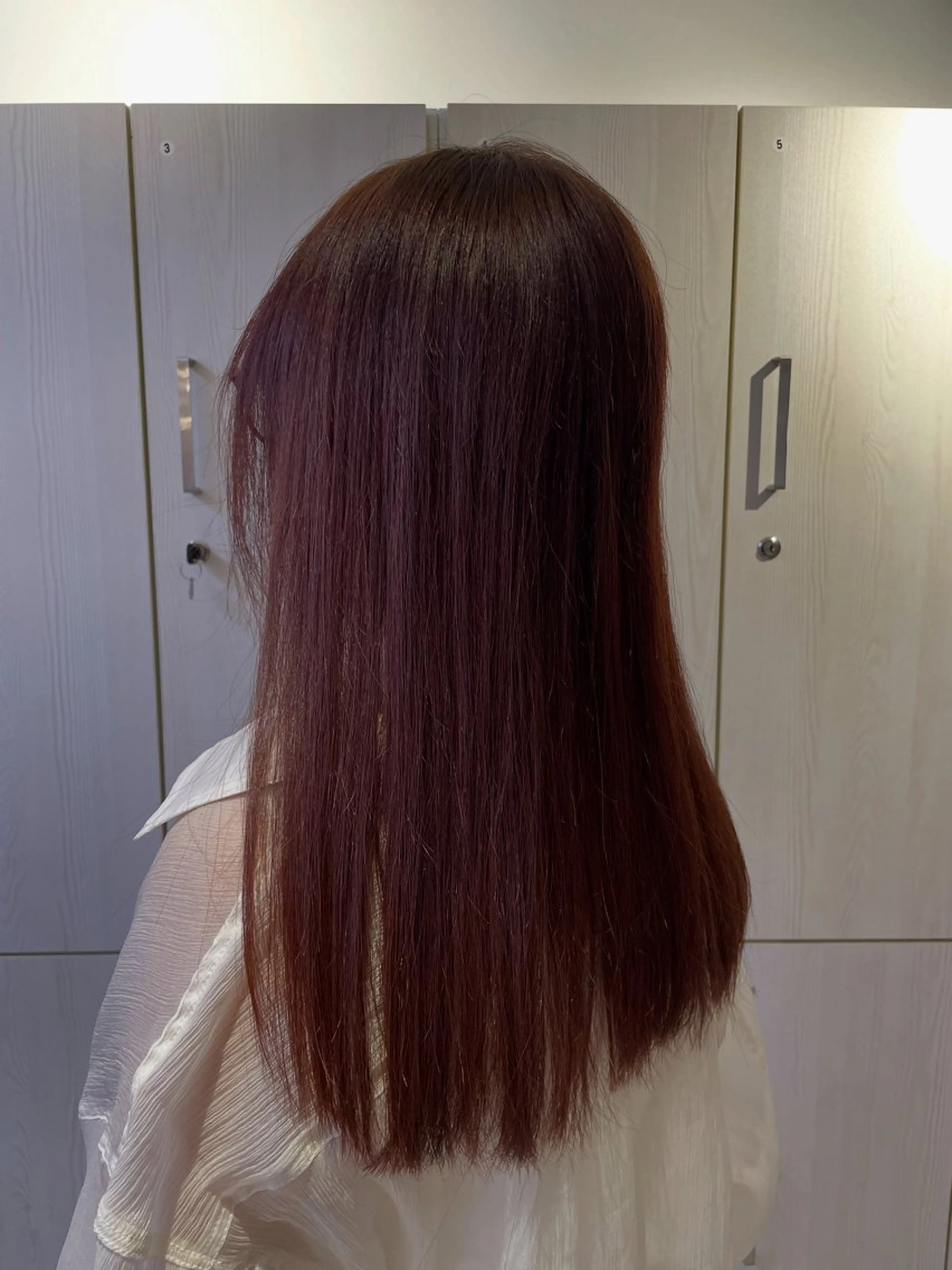 ロング カラー カット ヘアカラー まつお かずねのヘアスタイル