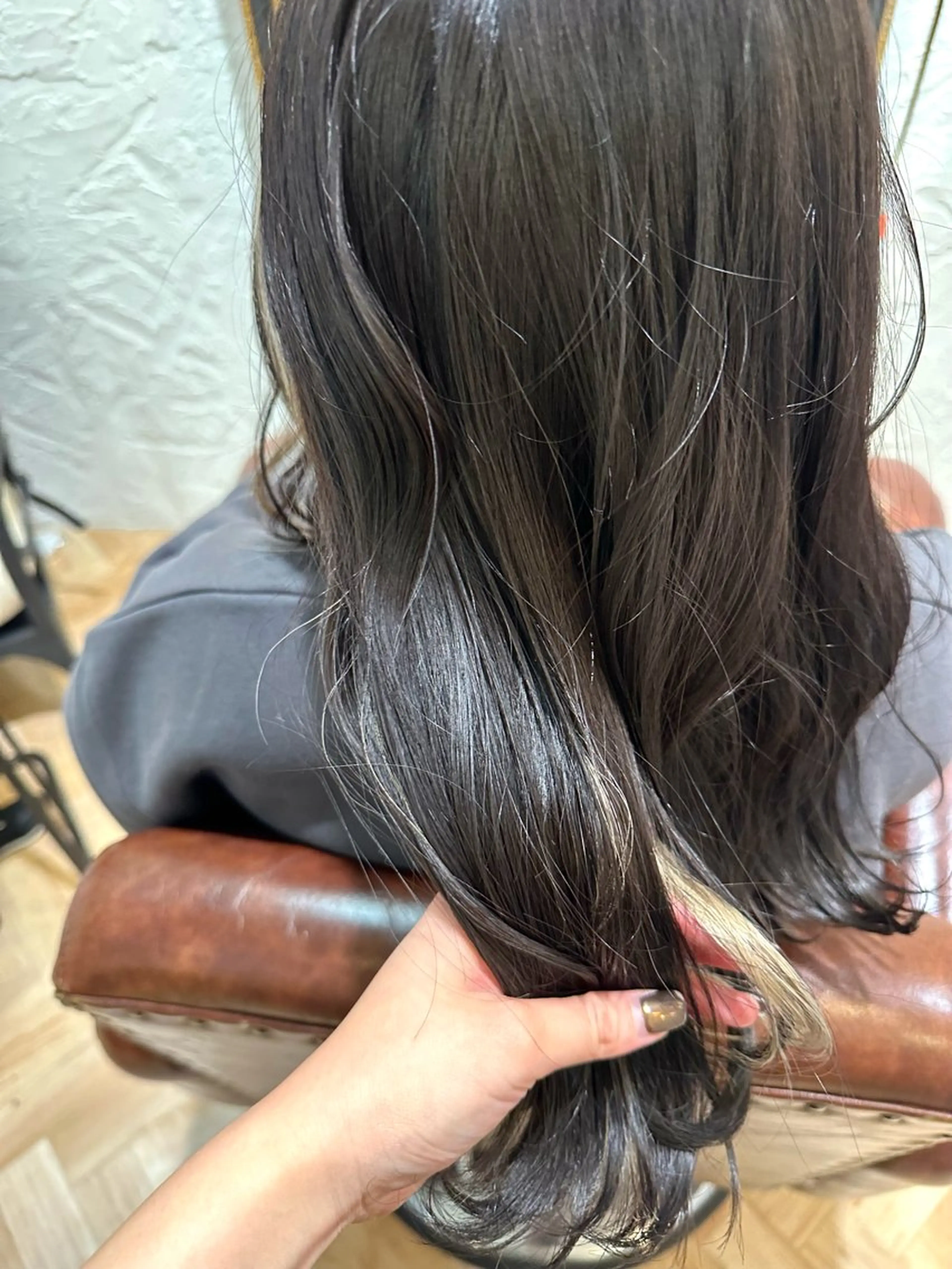 ロング カラー ミストバング  フェイスフレーミング hair salon  CAMON.所属・仙台/camon/ airiのヘアスタイル