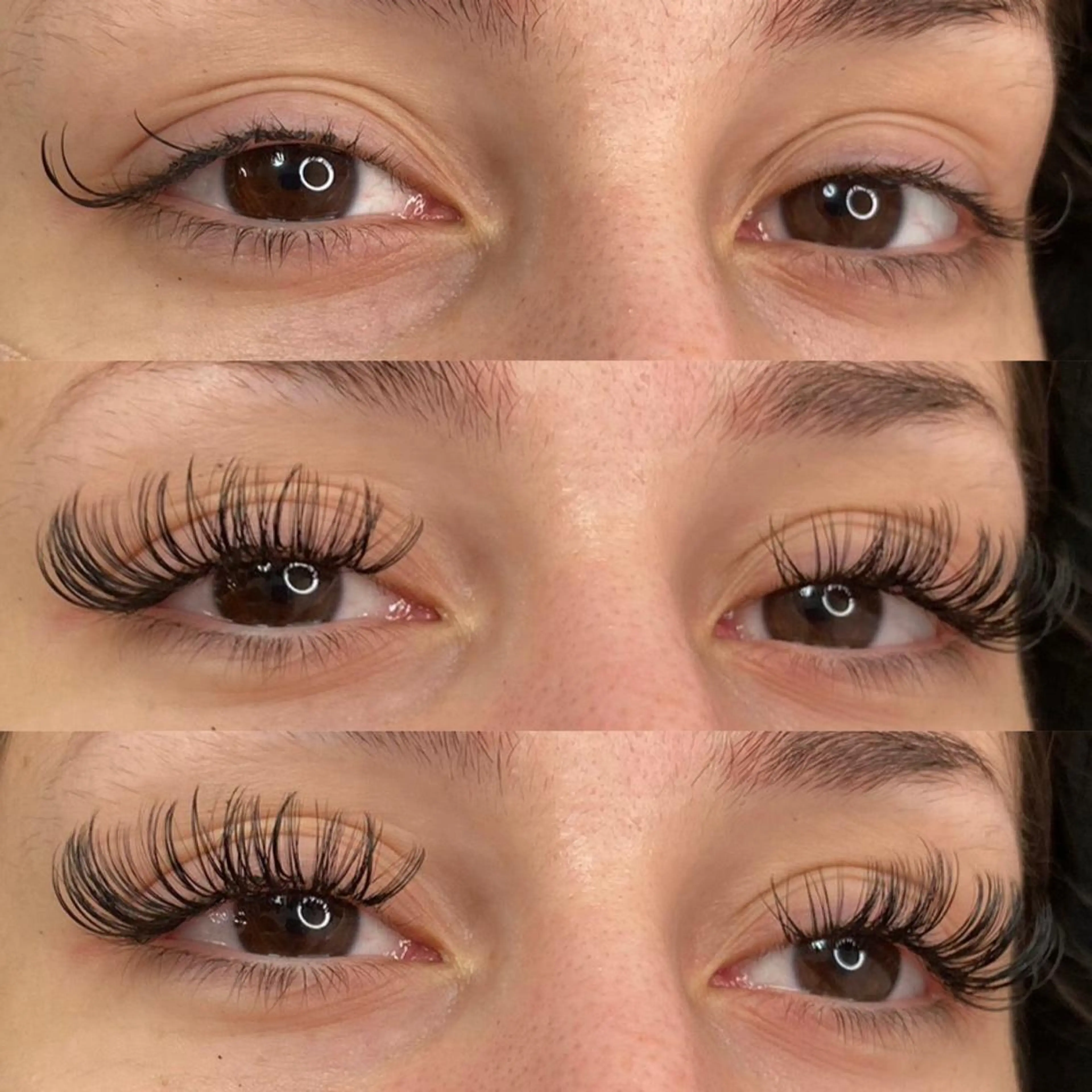 マツエク・マツパ 付け放題 ボリュームラッシュ linda lashesのマツエク・マツパデザイン