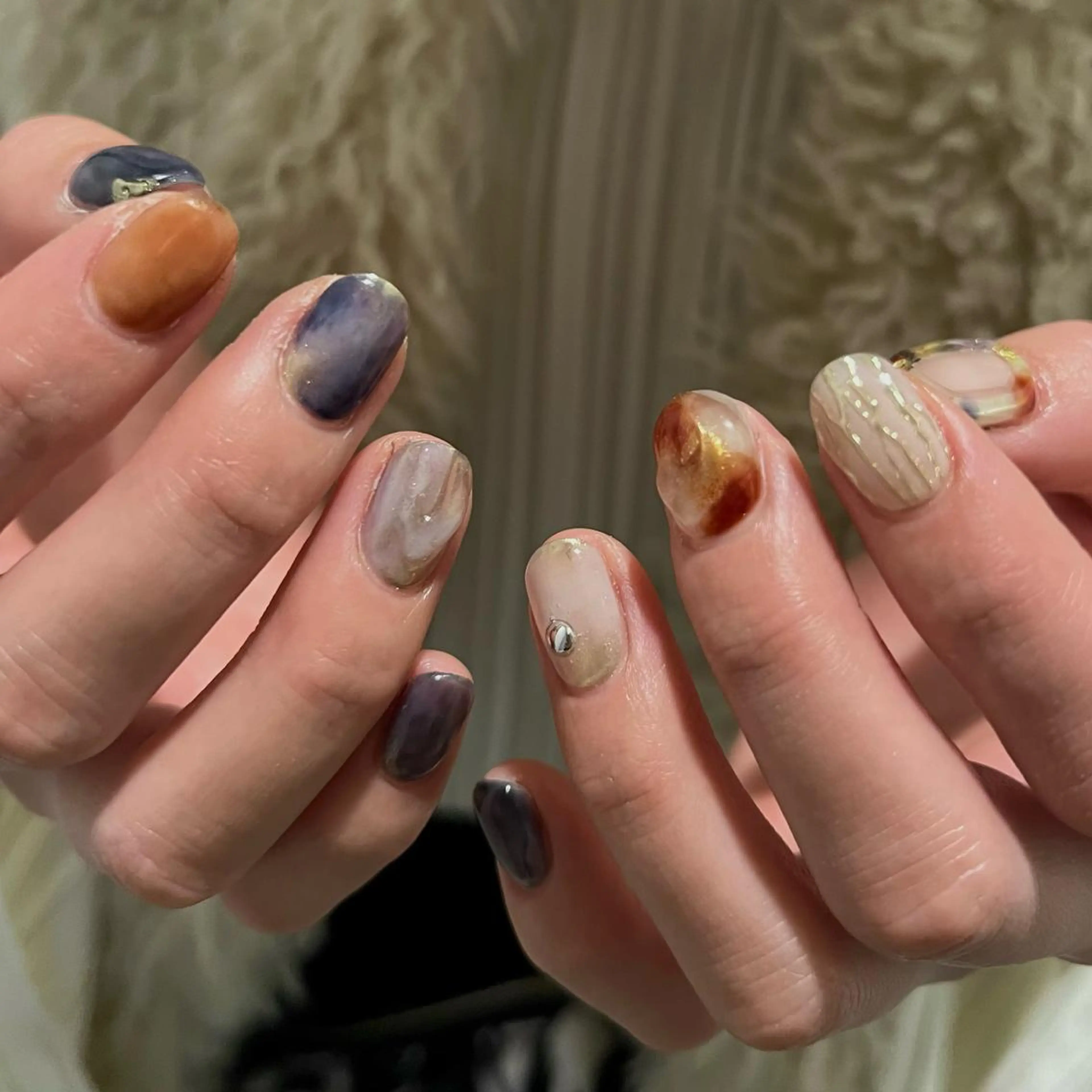 ネイル ハンドネイル nuás nailのネイルデザイン
