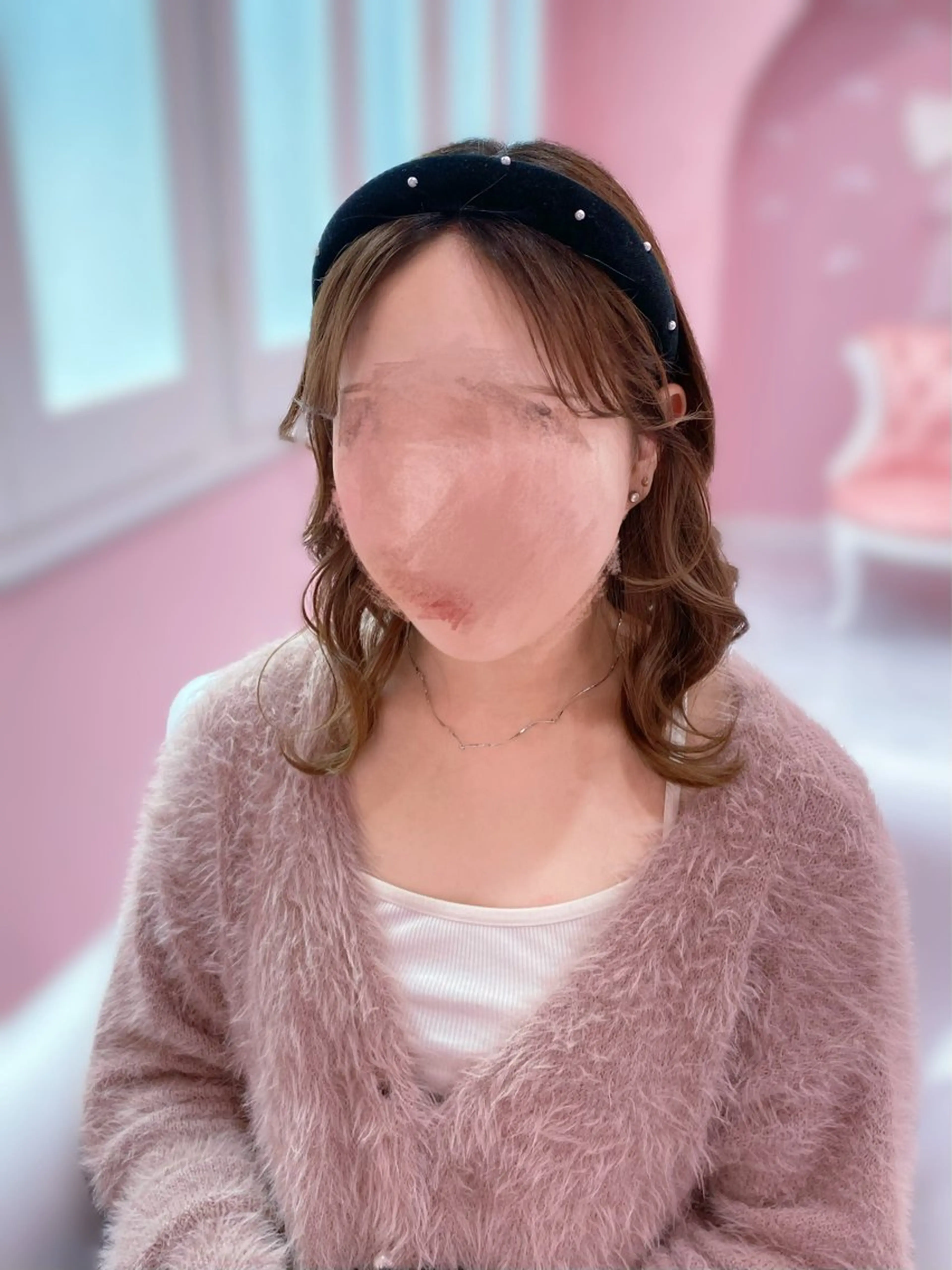 ミディアム ヘアアレンジ カチューシャ ヘアセット Set Salon Mémoire by miuprierre所属・川上 佳奈のヘアスタイル