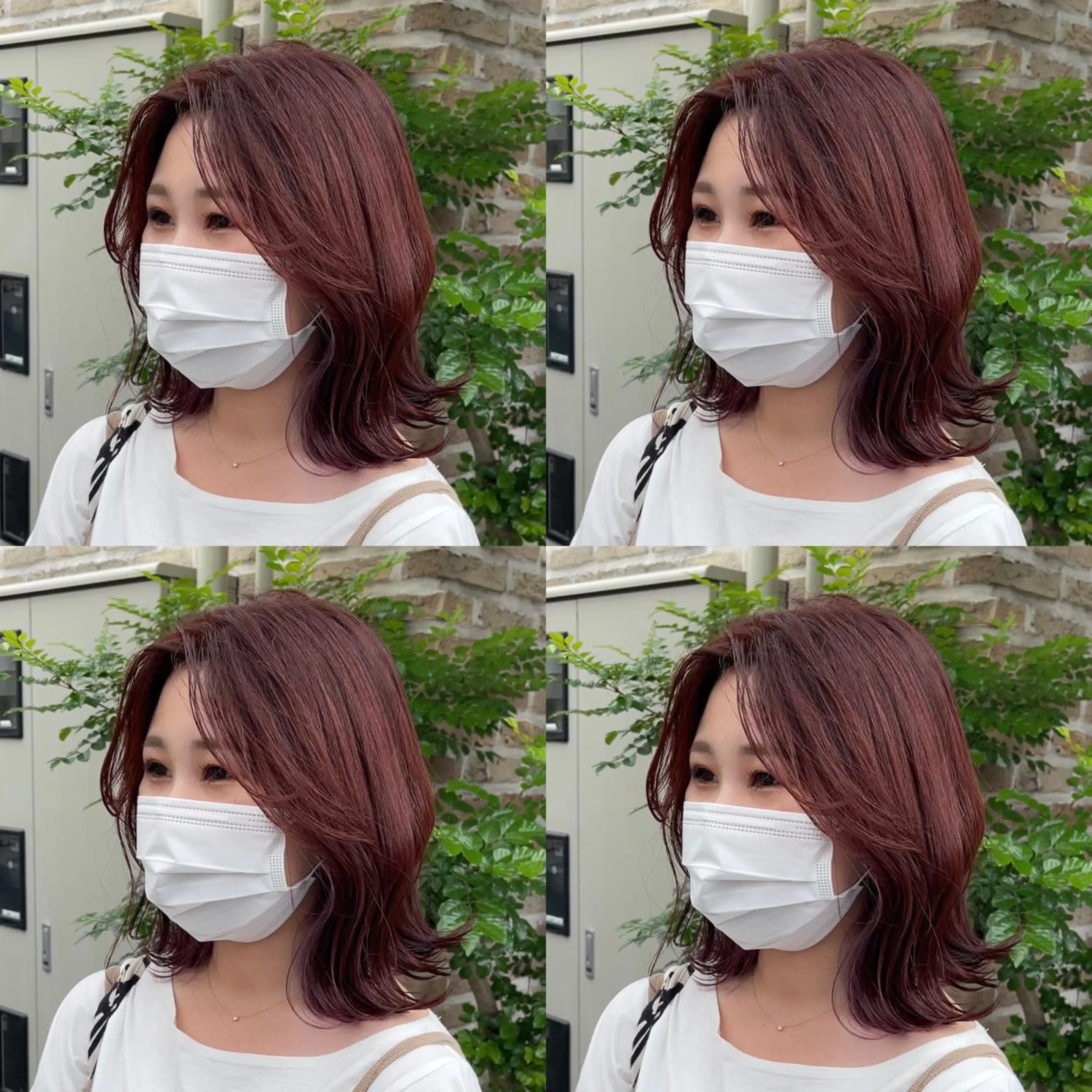 ミディアム カラー 透明感カラー ラベンダーカラー ピンクカラー 似合わせカット 大人可愛い透明感🌟 小顔・韓国髪🌟野中のヘアスタイル