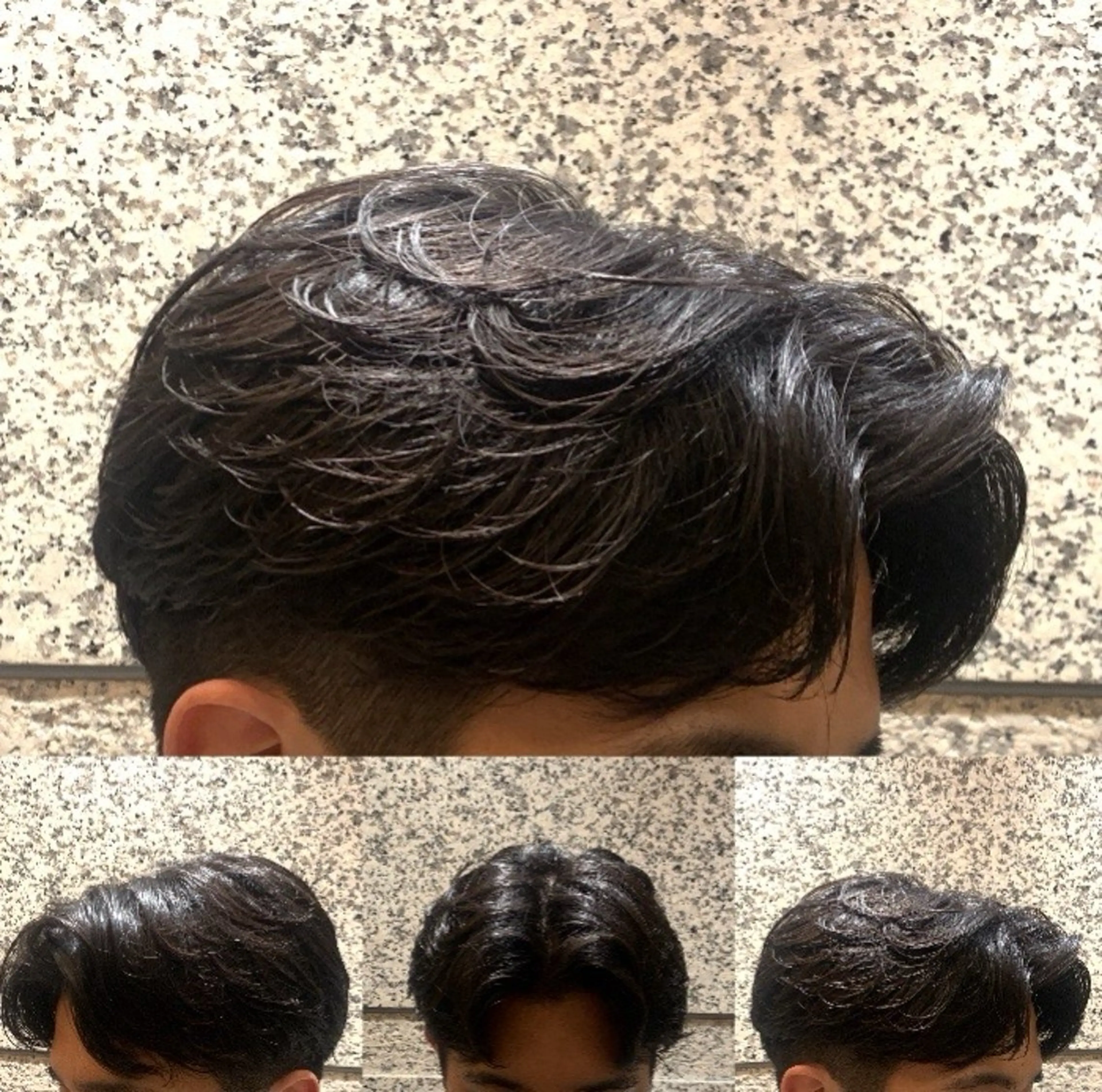 ミディアム パーマ メンズ ミディアムパーマ フェザーパーマ メンズパーマ ヘアモードキクチ銀座店所属・杉本 翔希のヘアスタイル