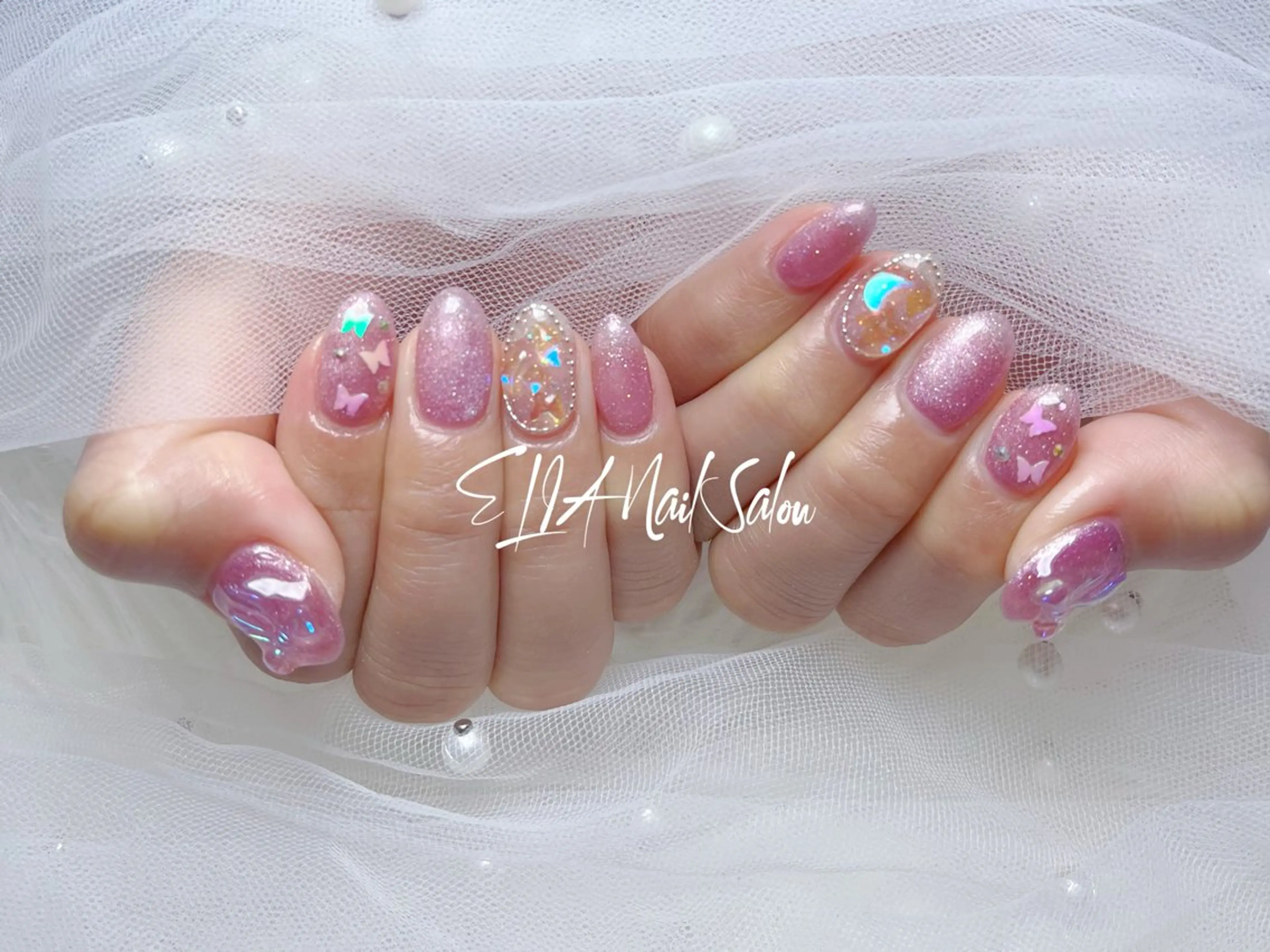 ミディアム ELIA【エリア】 nailsalonのネイルデザイン