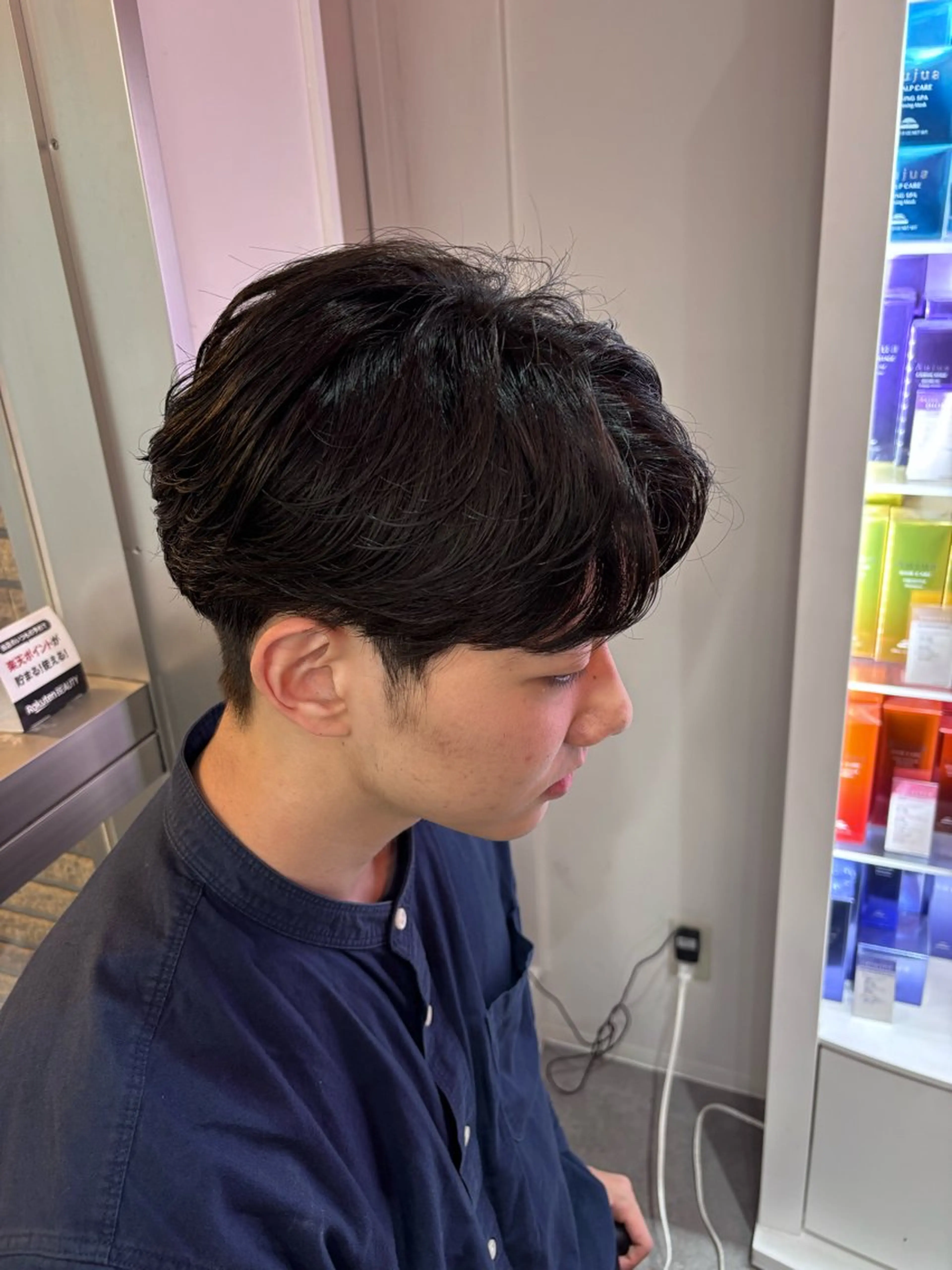 パーマ メンズ カット パーマ 韓国パーマ特化 🇰🇷yutoのヘアスタイル