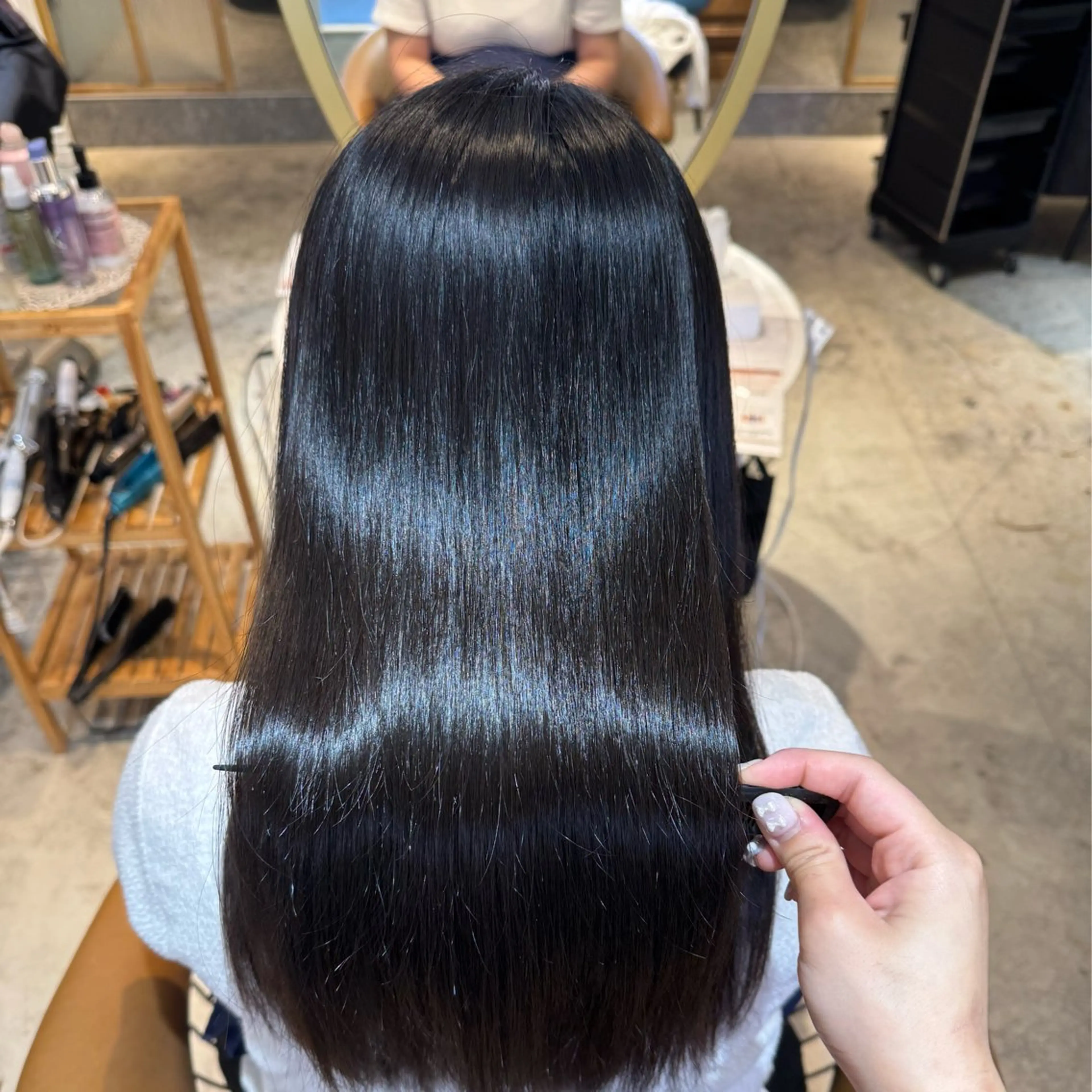 ロング 髪質改善 縮毛矯正 カット 縮毛矯正 トリートメント ヘアセット 髪質改善/ボブ /韓国/erikoのヘアスタイル
