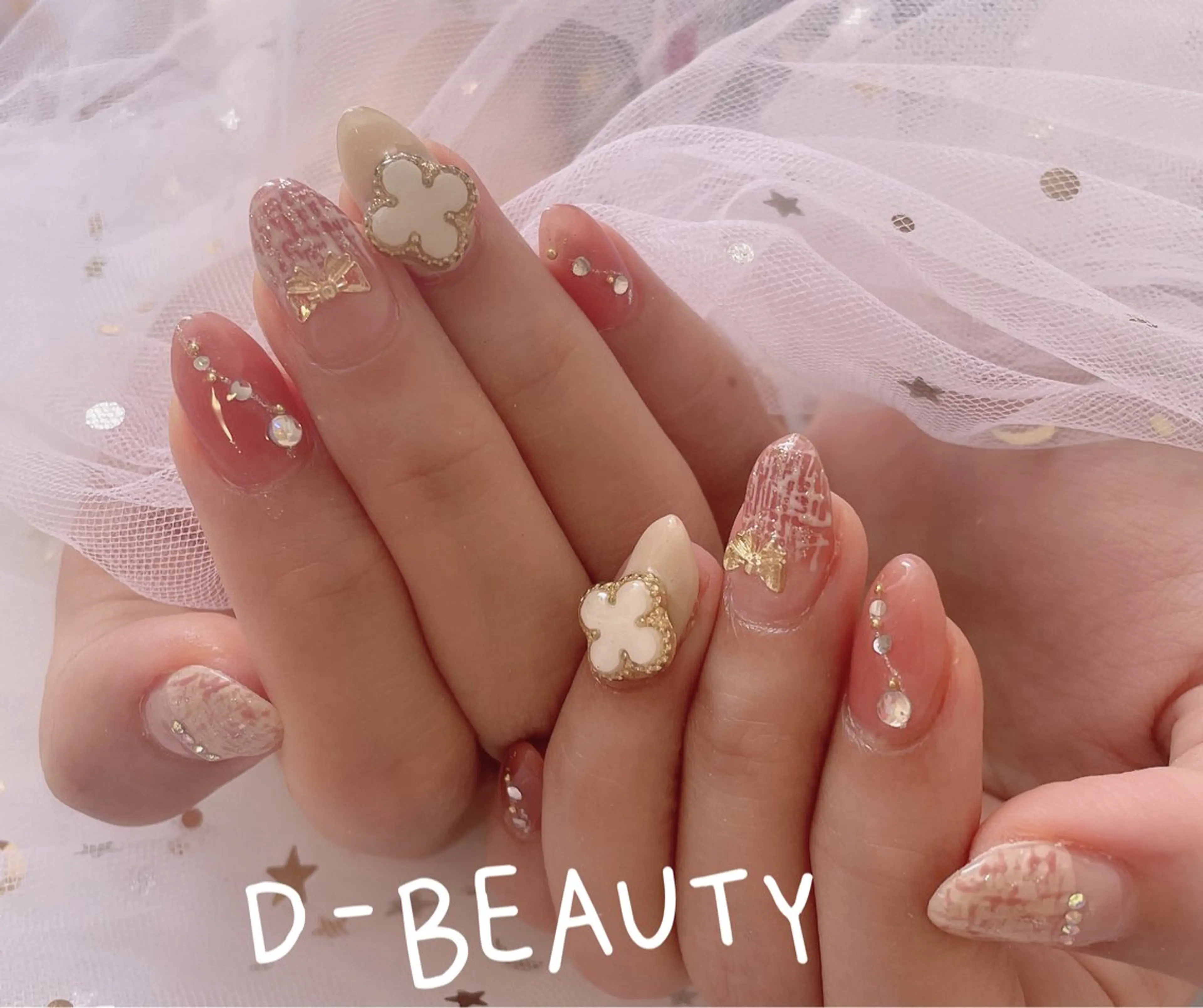 🎀シンプル持ち込みok（ア－ト6本までやり放題）他ワンカラーorスト-ン付け放題の写真