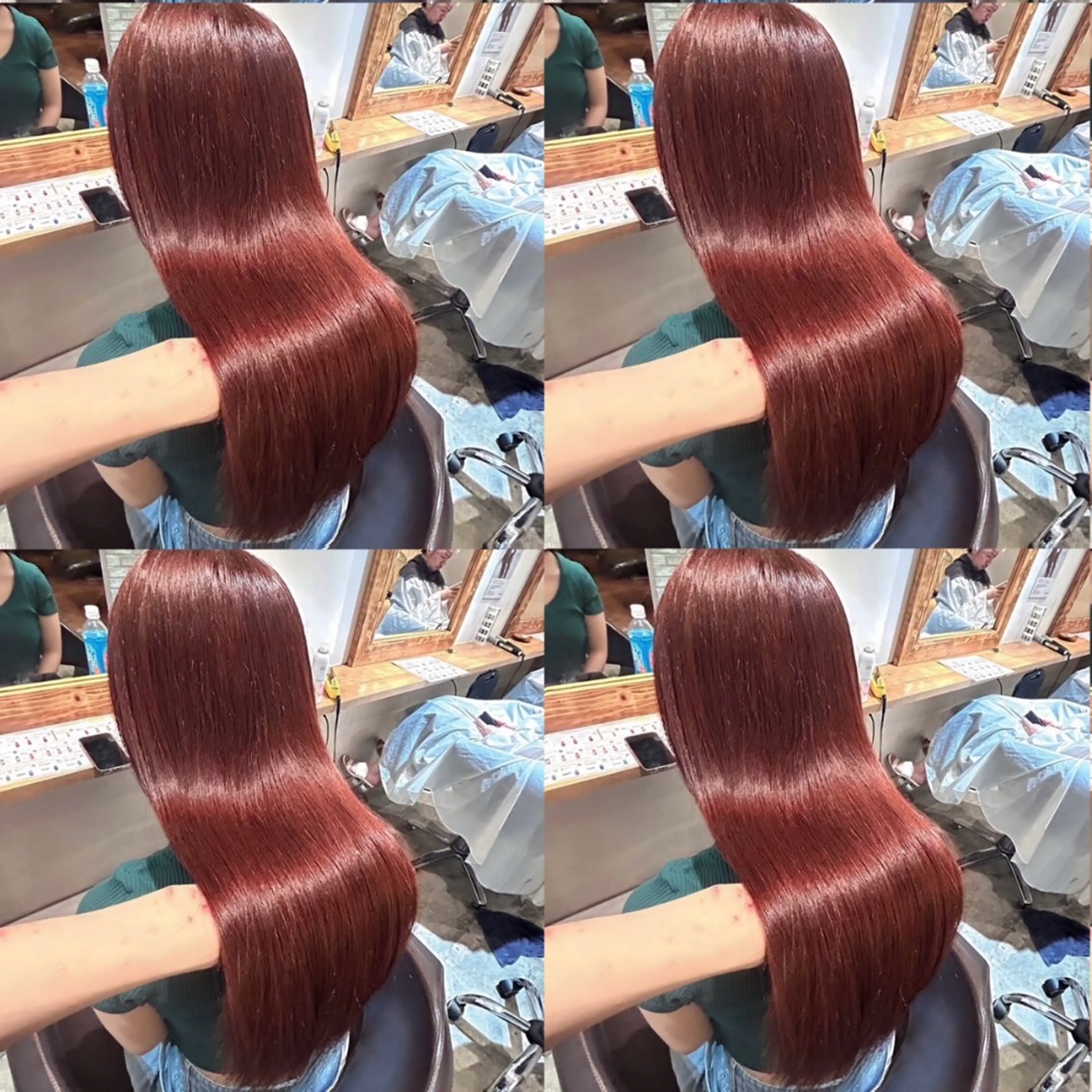 ロング カラー ヘアカラー トリートメント 韓国レイヤー/ ハッシュカットひかるのヘアスタイル