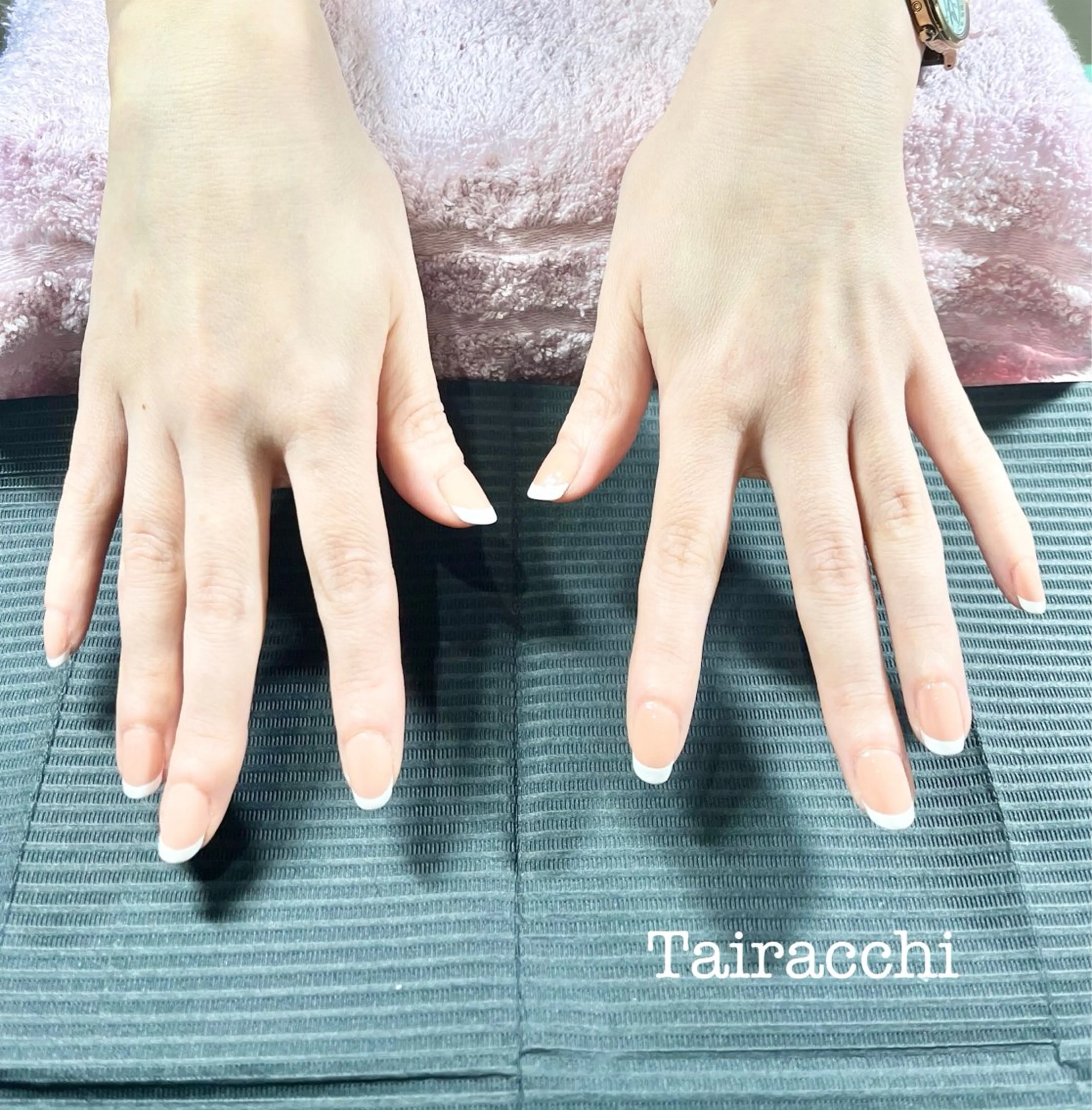 ネイル フレンチネイル Tairacchi ﾀｲﾗｯﾁのネイルデザイン