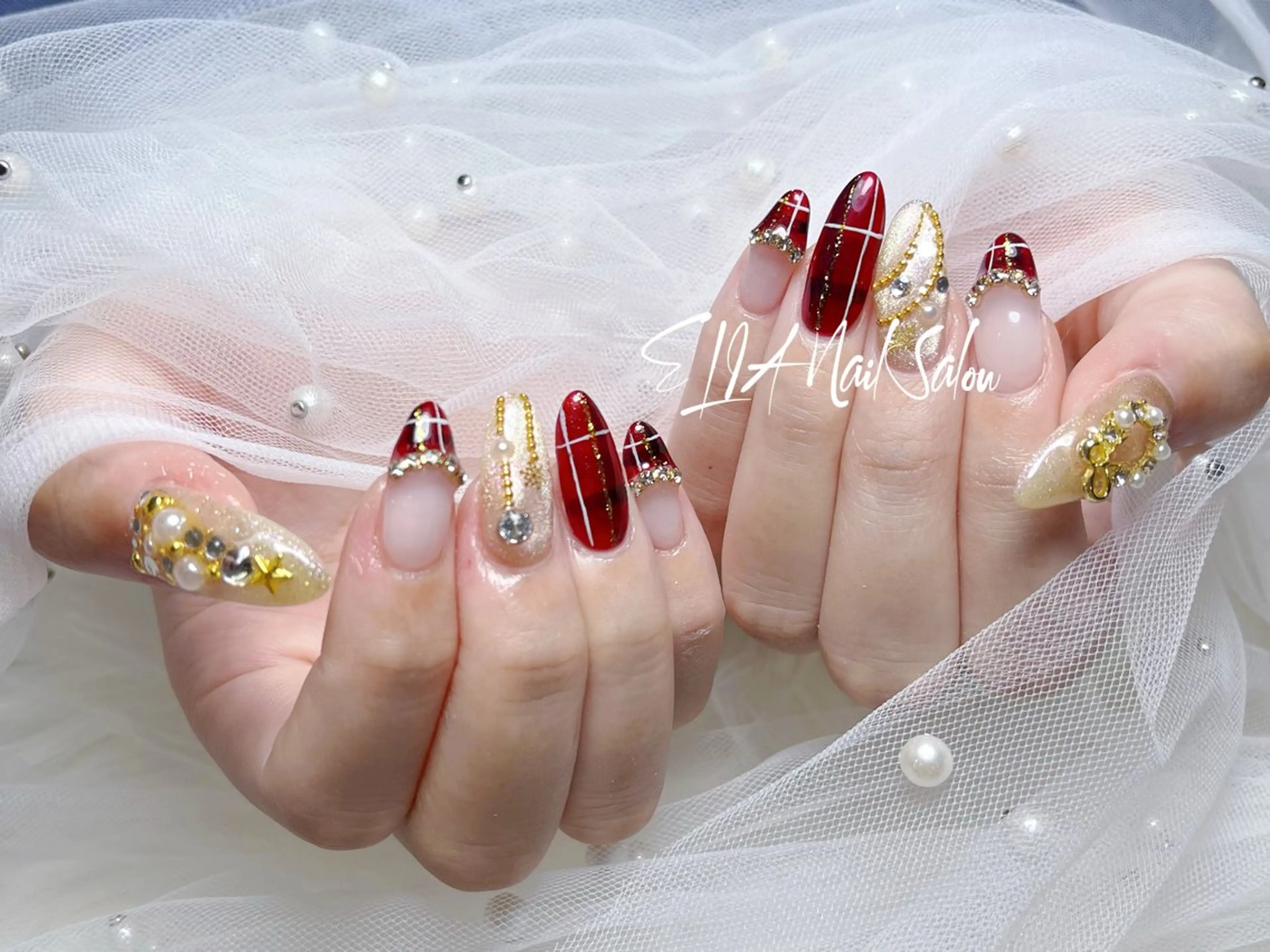 セミロング ハンドネイル ELIA【エリア】 nailsalonのネイルデザイン