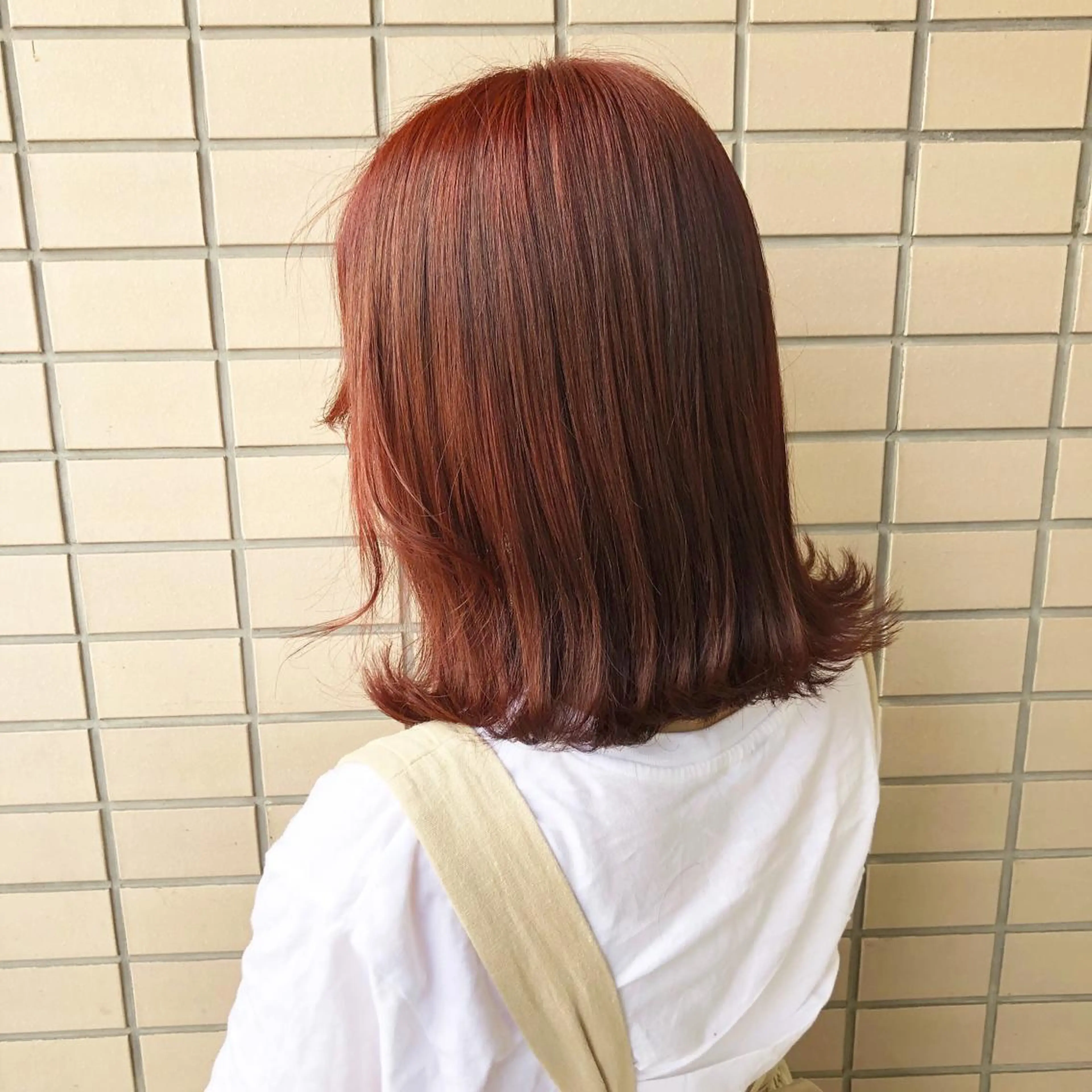 ミディアム キノシタ ナオユキのヘアスタイル