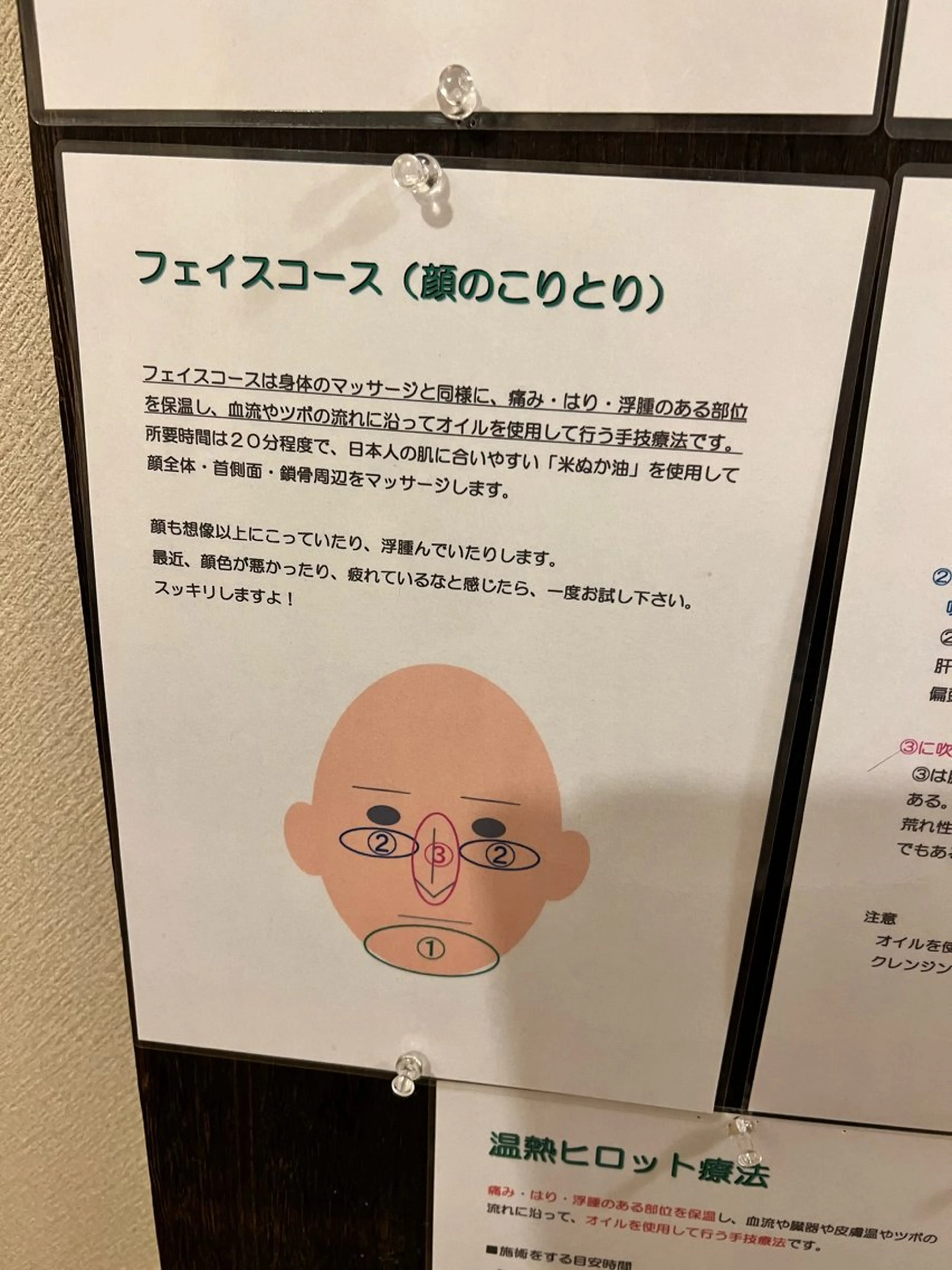 フェイスコースの写真