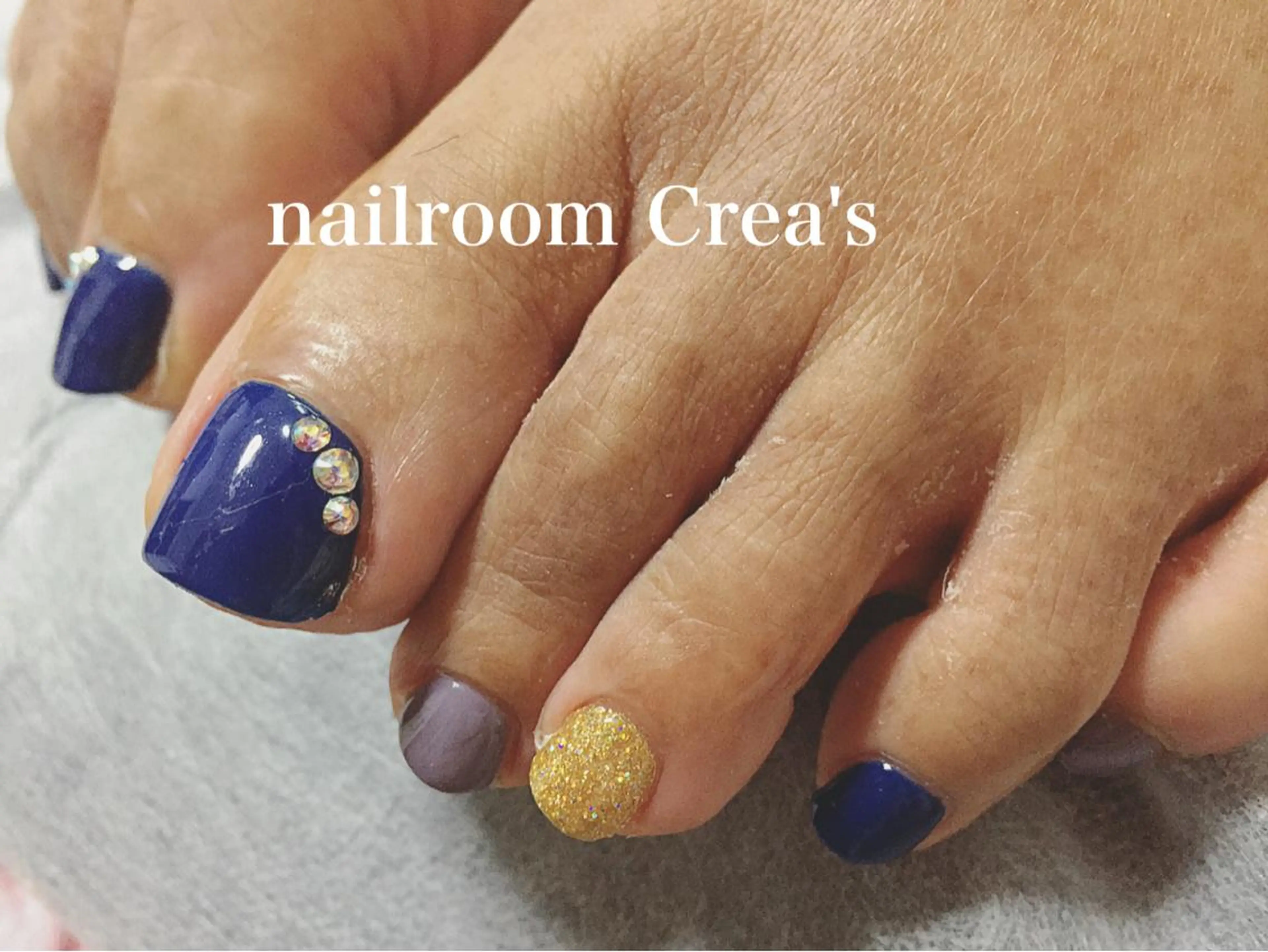 ネイル フットネイル ワンカラーネイル nailroom Crea'sのネイルデザイン
