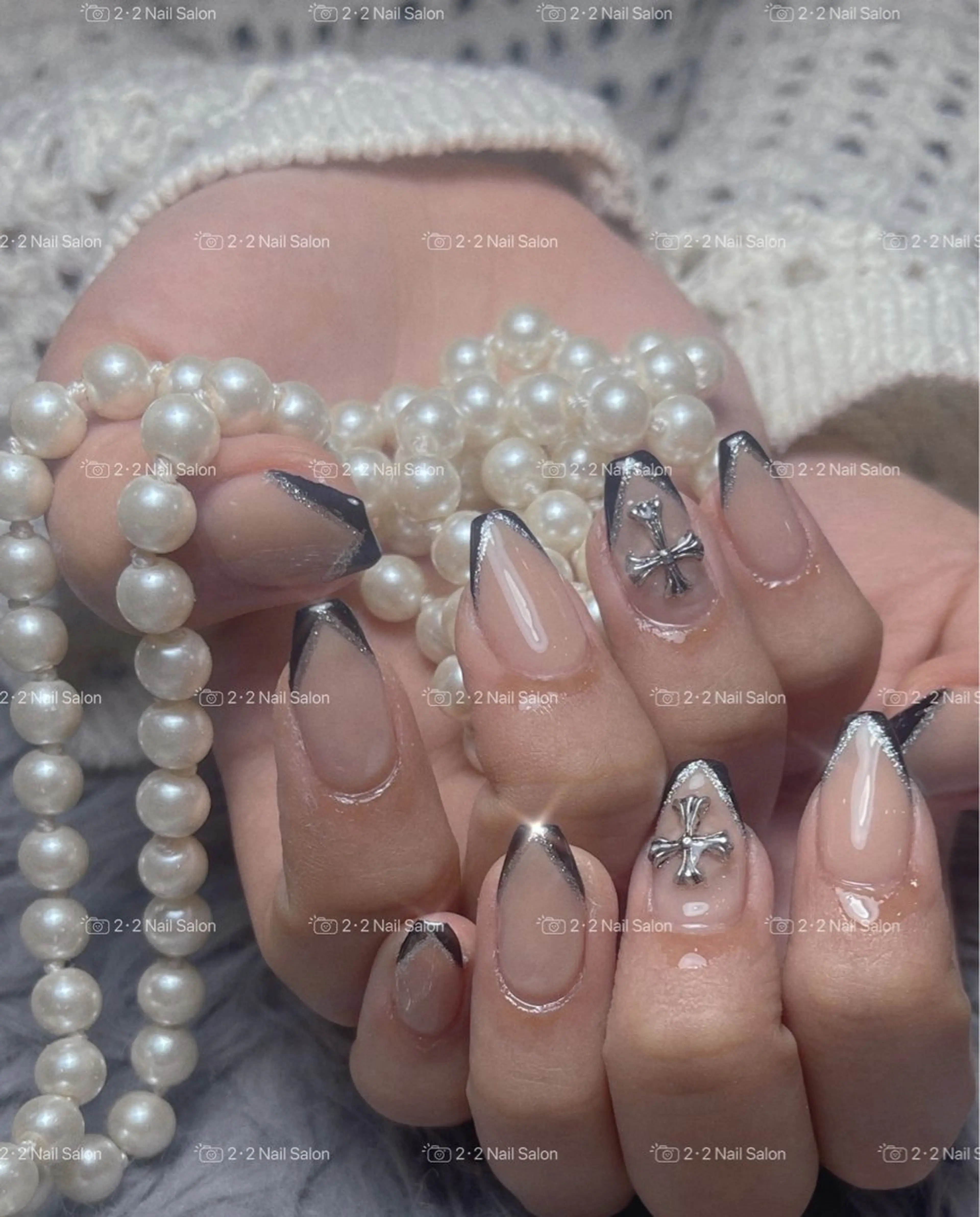 ネイル ハンドネイル 🦋y y Nail 🤍のネイルデザイン