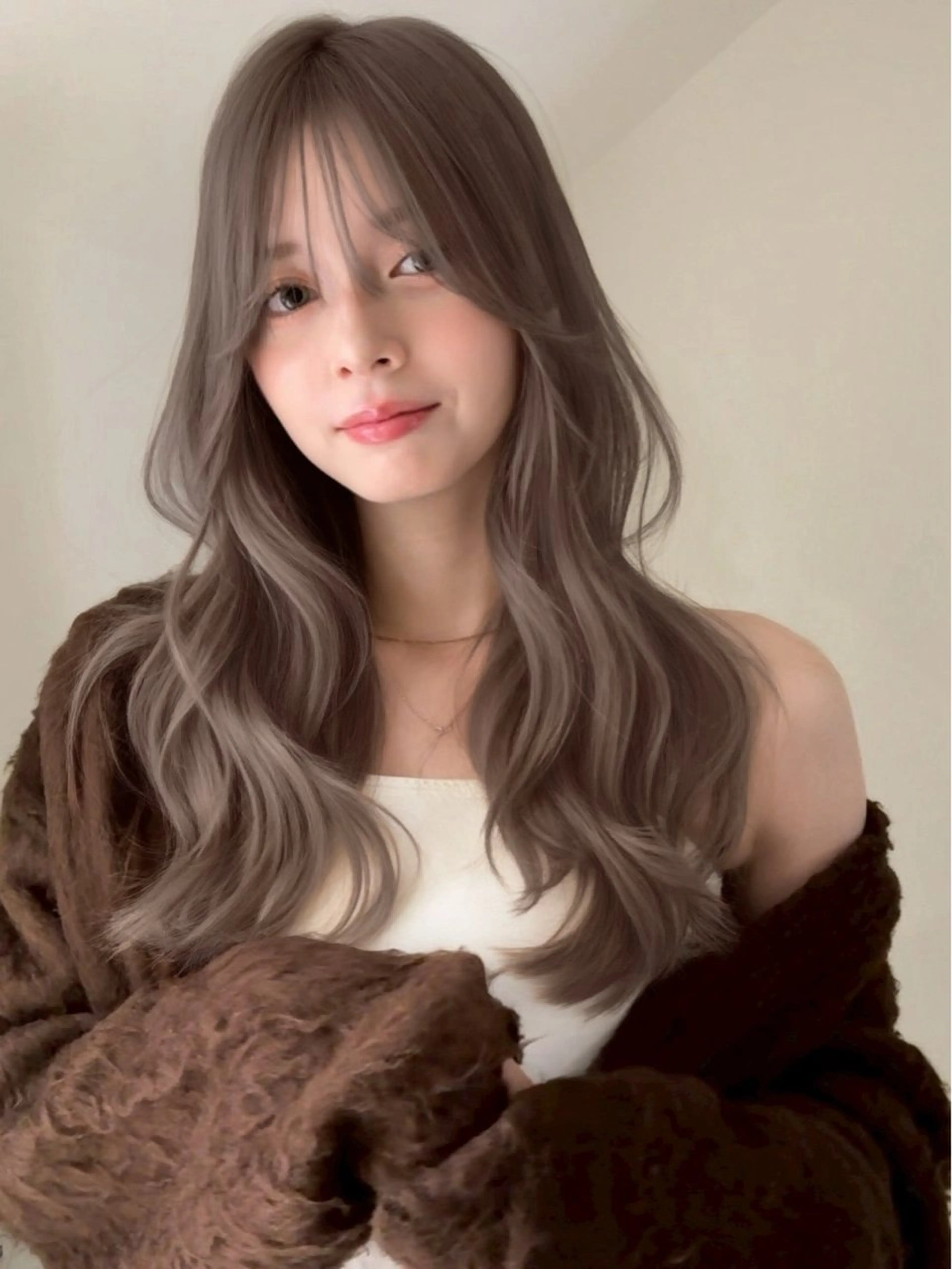 ロング カラー ヘアカラー 韓国風/艶カラー/ 透明感/水野啓太のヘアスタイル