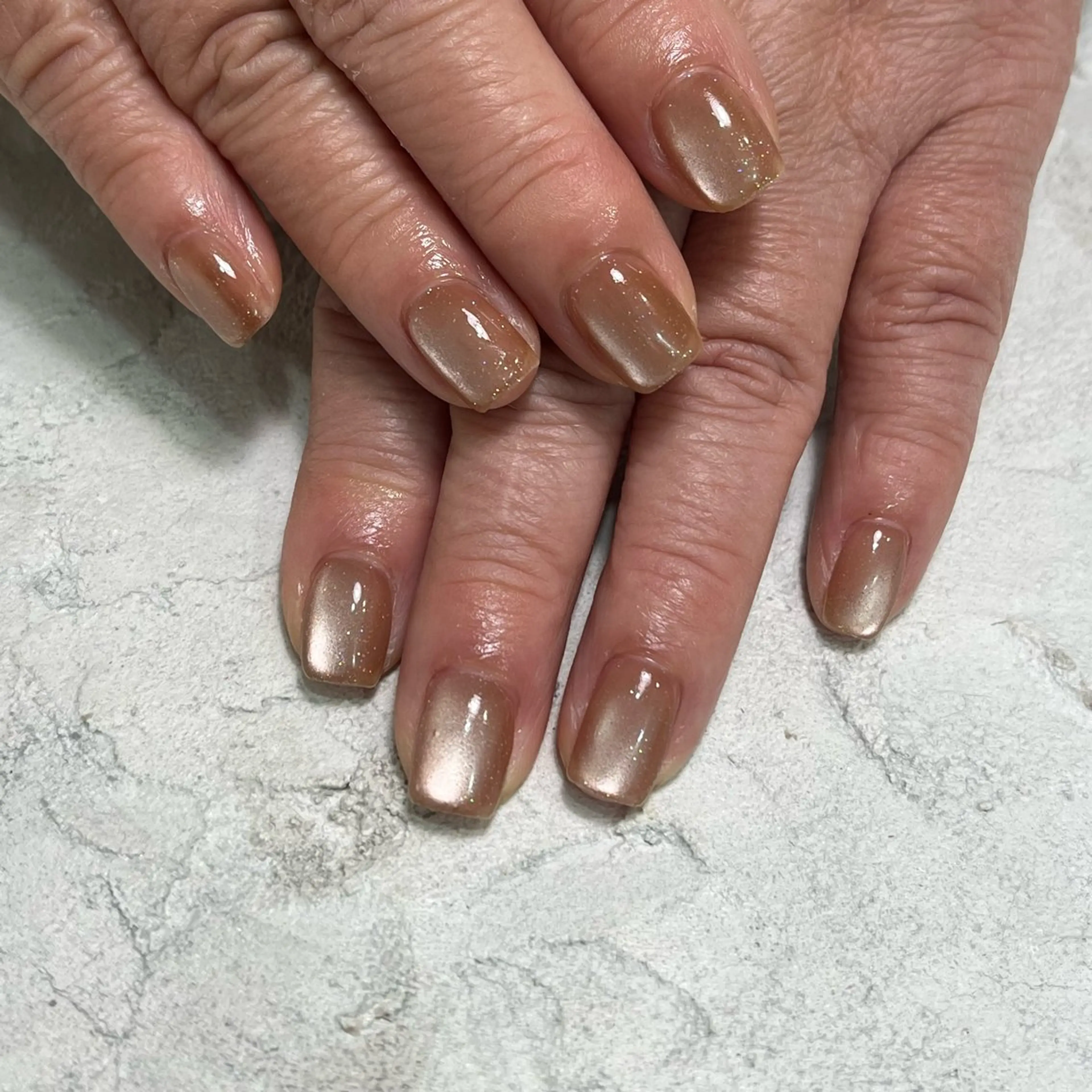 ネイル マグネットネイル マグネットワンカラー ワンカラーネイル サニーヒルズ藤沢 水口のネイルデザイン