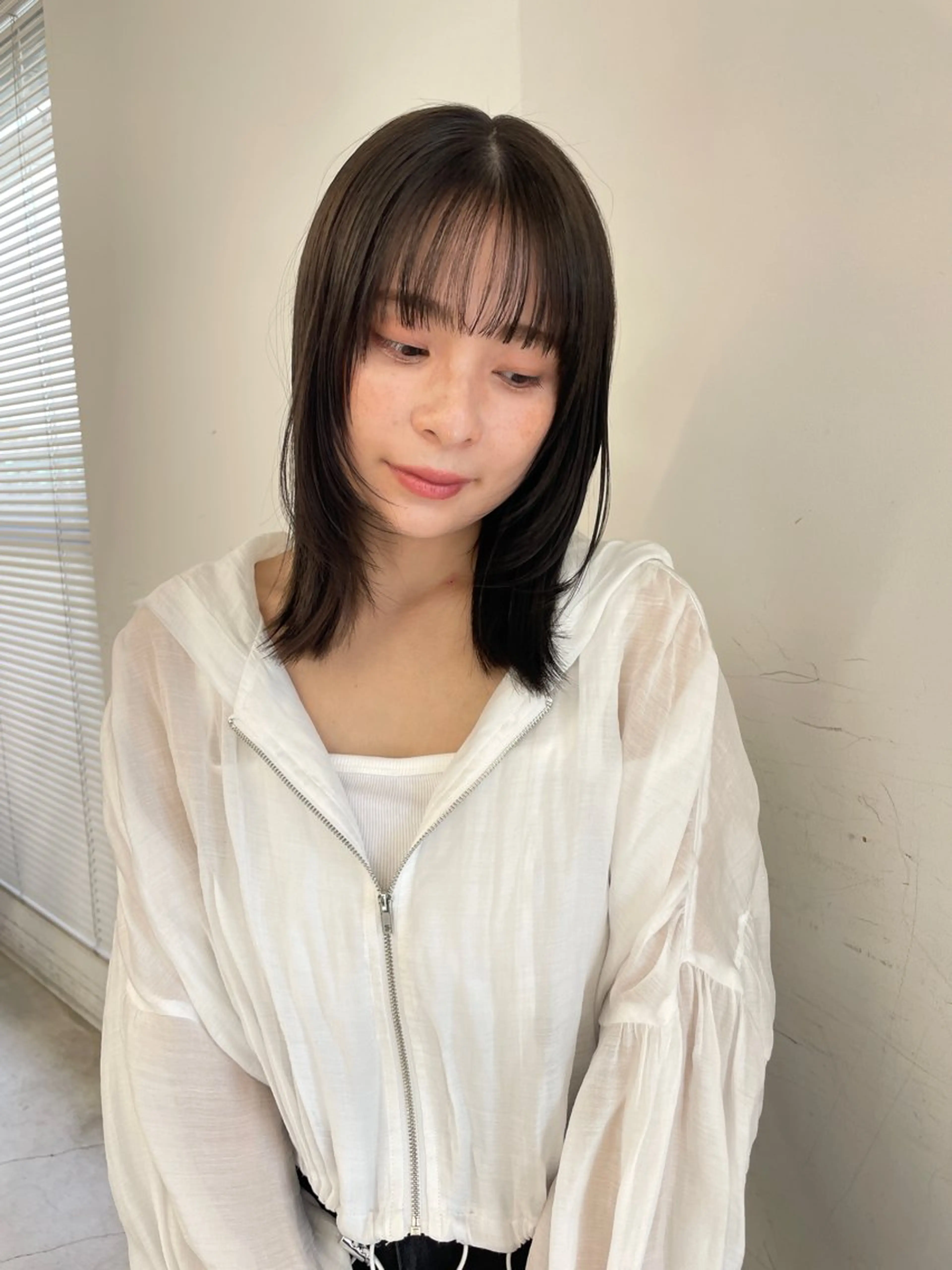 ミディアム 🤍髪質改善 ｜mei🤍のヘアスタイル