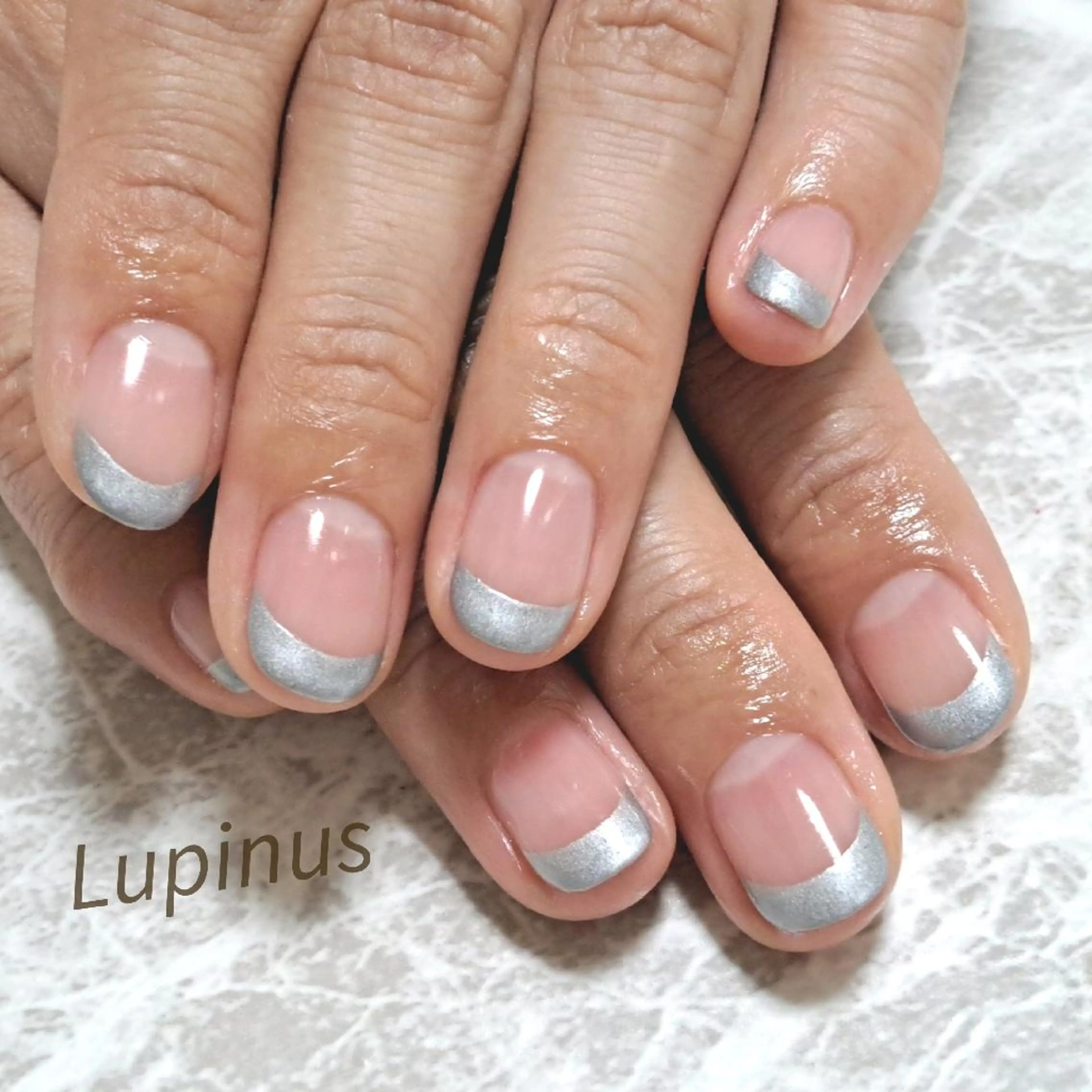 ネイル シルバー Lupinus所属・Lupinus ルピナスのネイルデザイン
