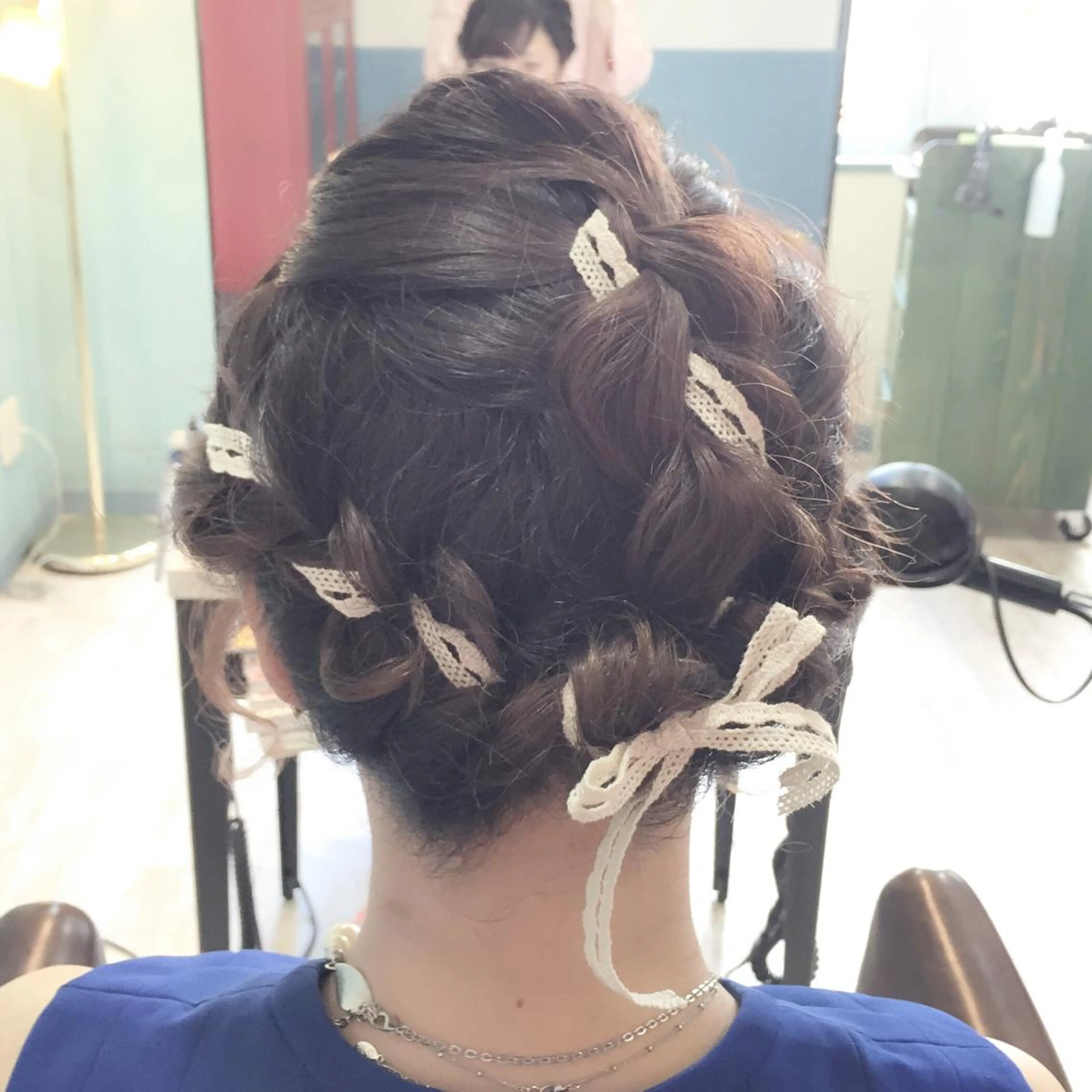 カラー ヘアアレンジ イシハラ アズサのヘアスタイル