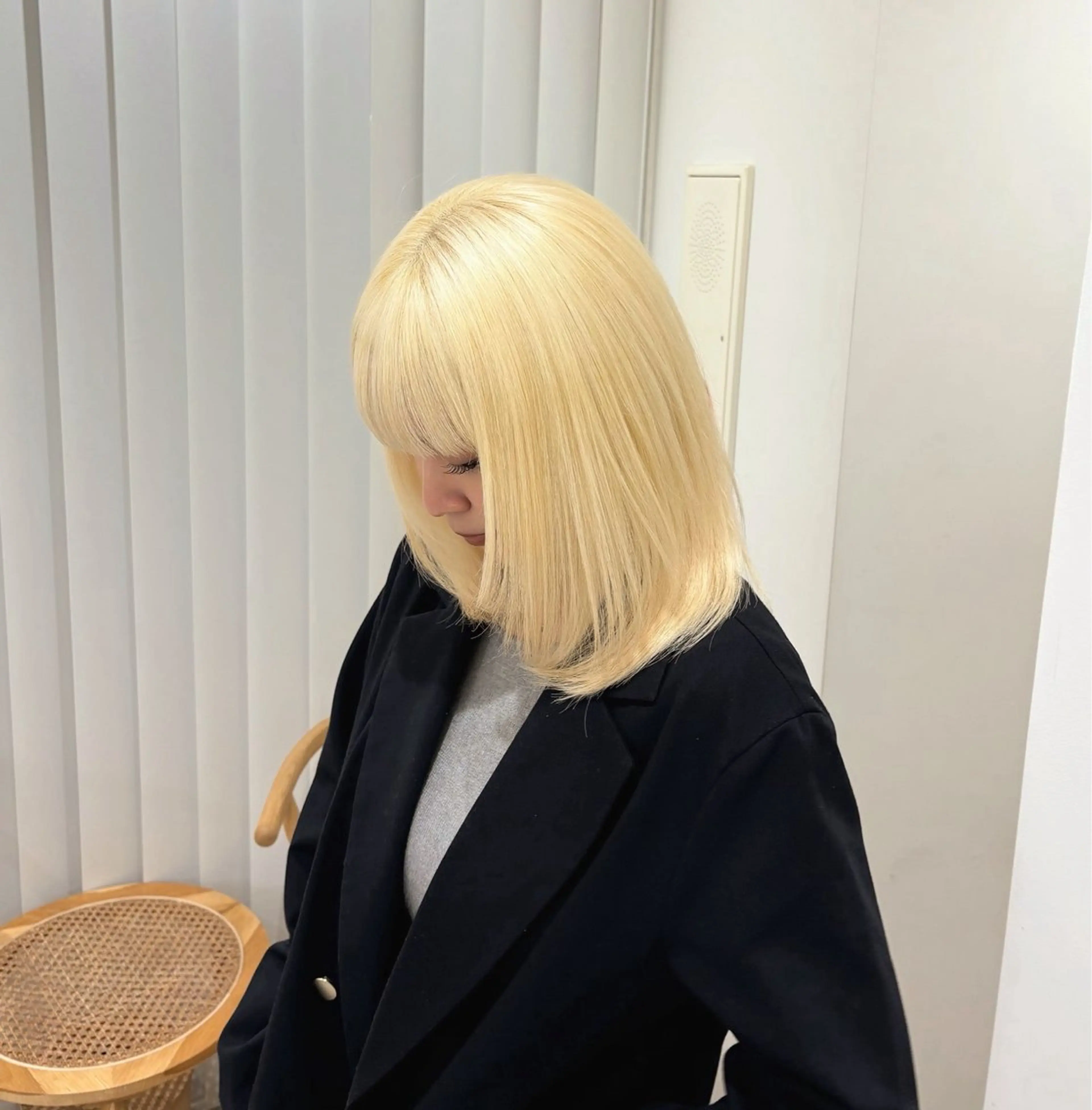 ミディアム カラー ヘアカラー トリートメント 🪐韓国ラベンダー艶 カラー/加野彩果🪐のヘアスタイル