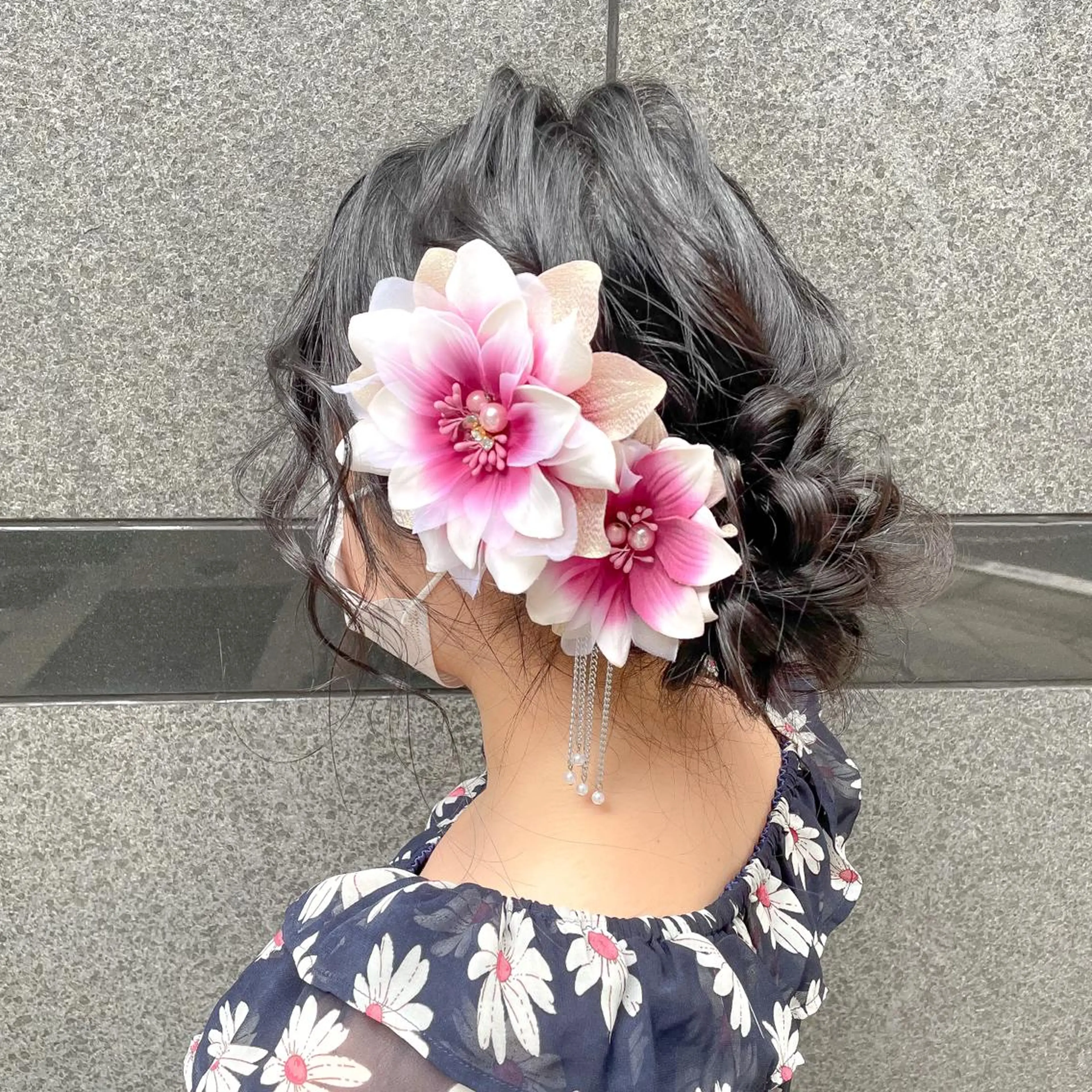 ロング ヘアアレンジ 成人式 飯塚 沙衣のヘアスタイル