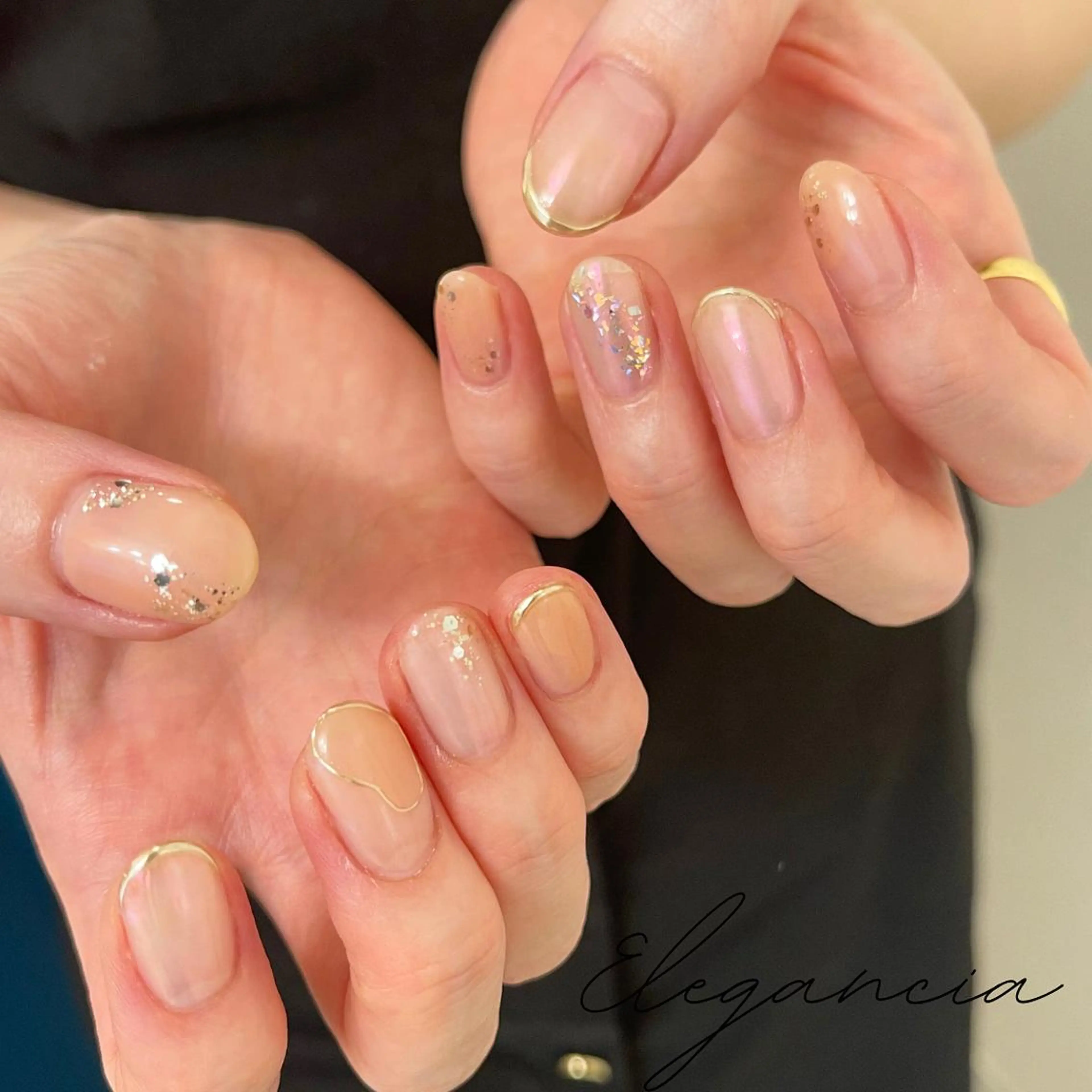 カラー ネイル ハンドネイル Elegancia. Hiromiのネイルデザイン