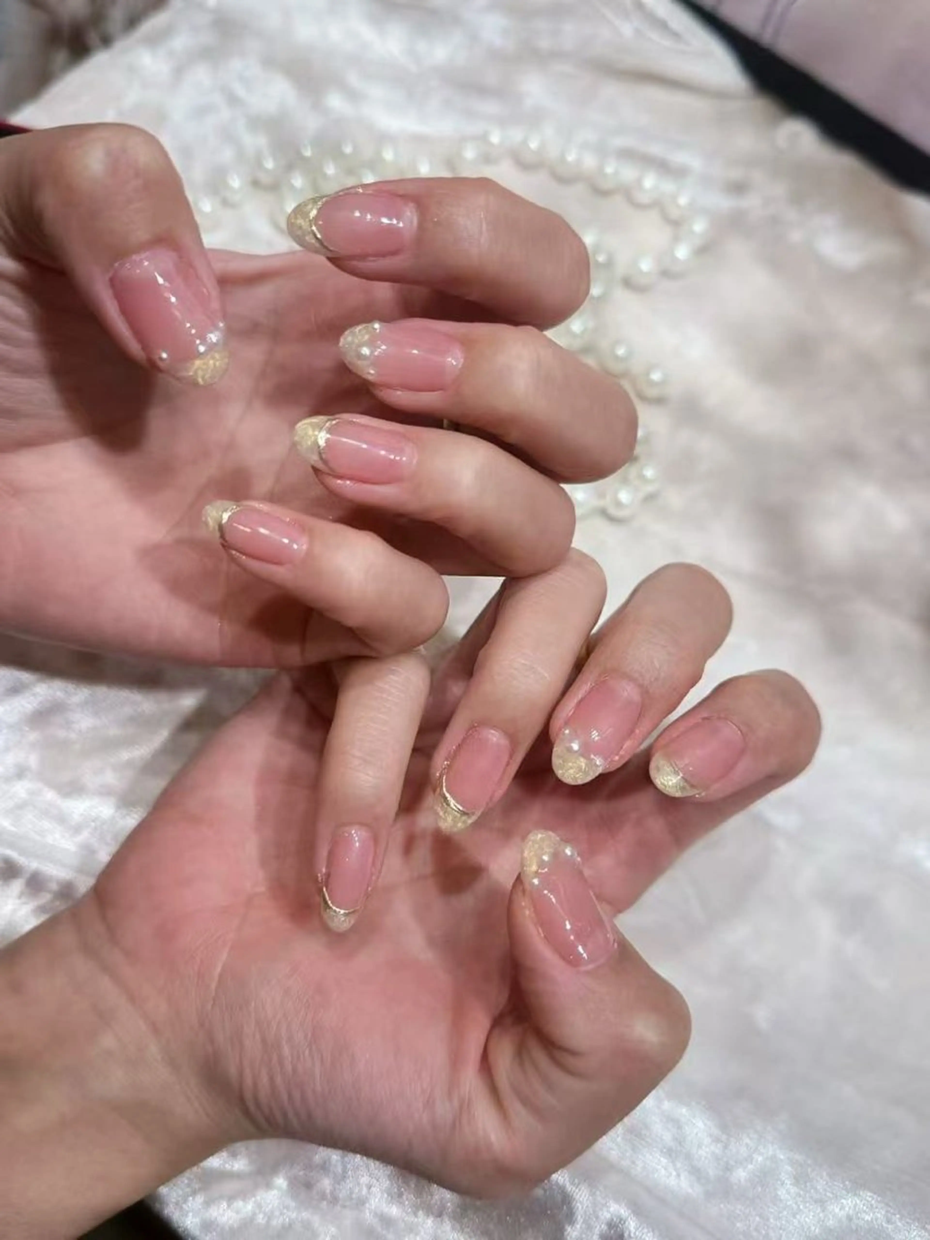 ネイル アートネイル フットネイル フレンチネイル ジェルネイル ハート My nail所属・babarla Nailのネイルデザイン