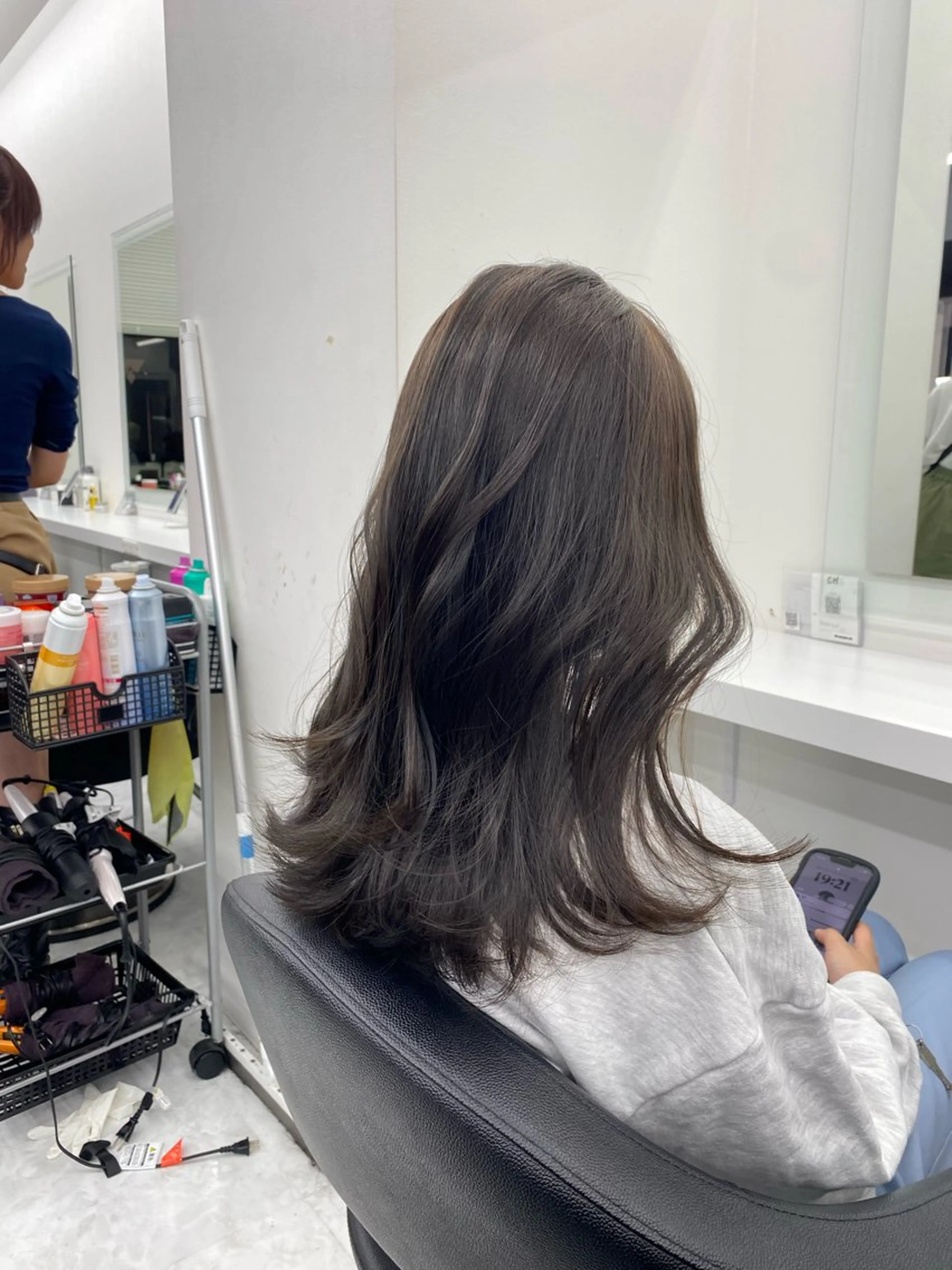 ロング カラー カット パーマ トリートメント 🔷似合わせメンズ カットKUMA🔷のヘアスタイル