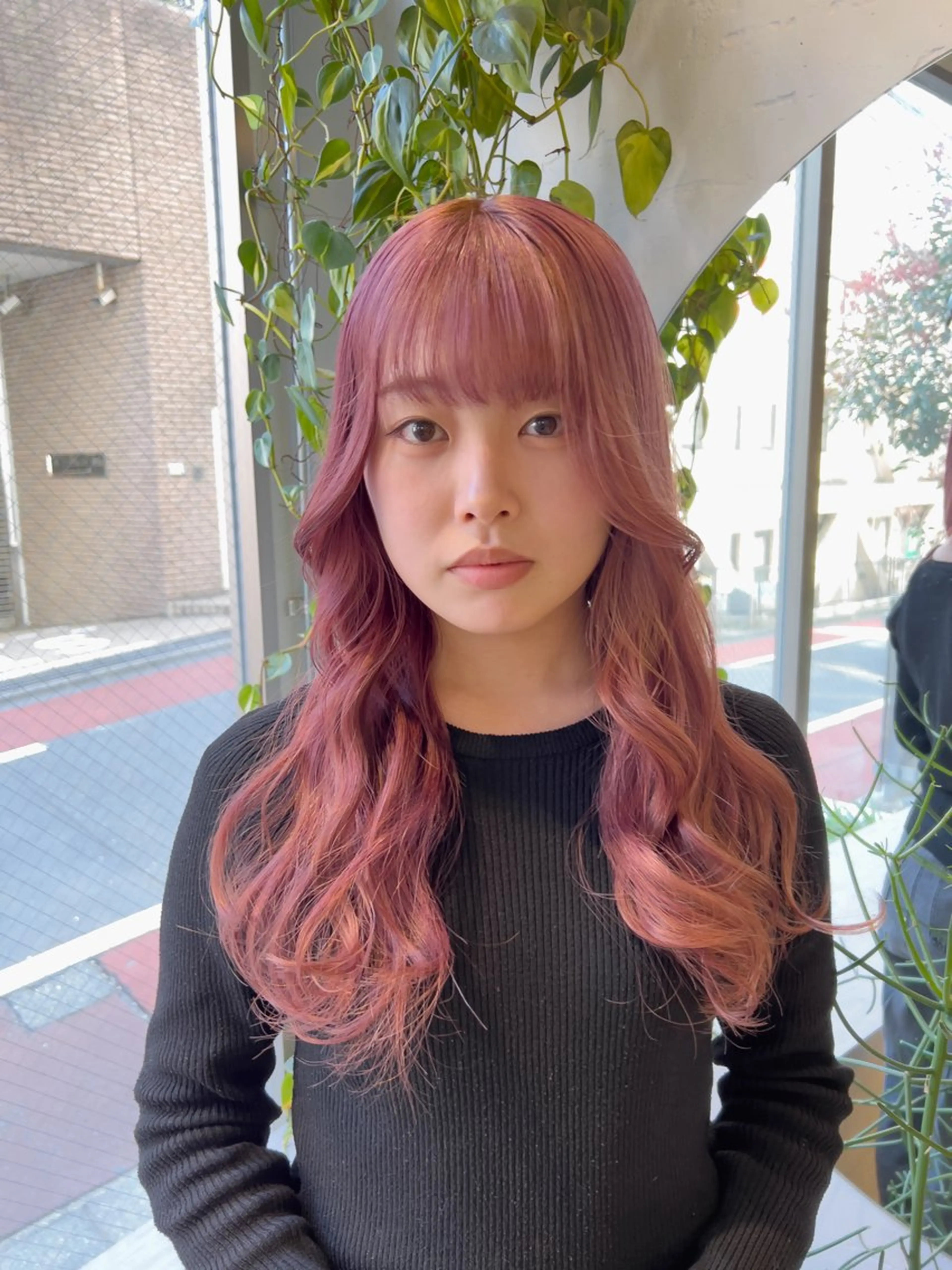 ロング カラー Stam所属・パーマ/ボブ /ブリーチ チヒロのヘアスタイル
