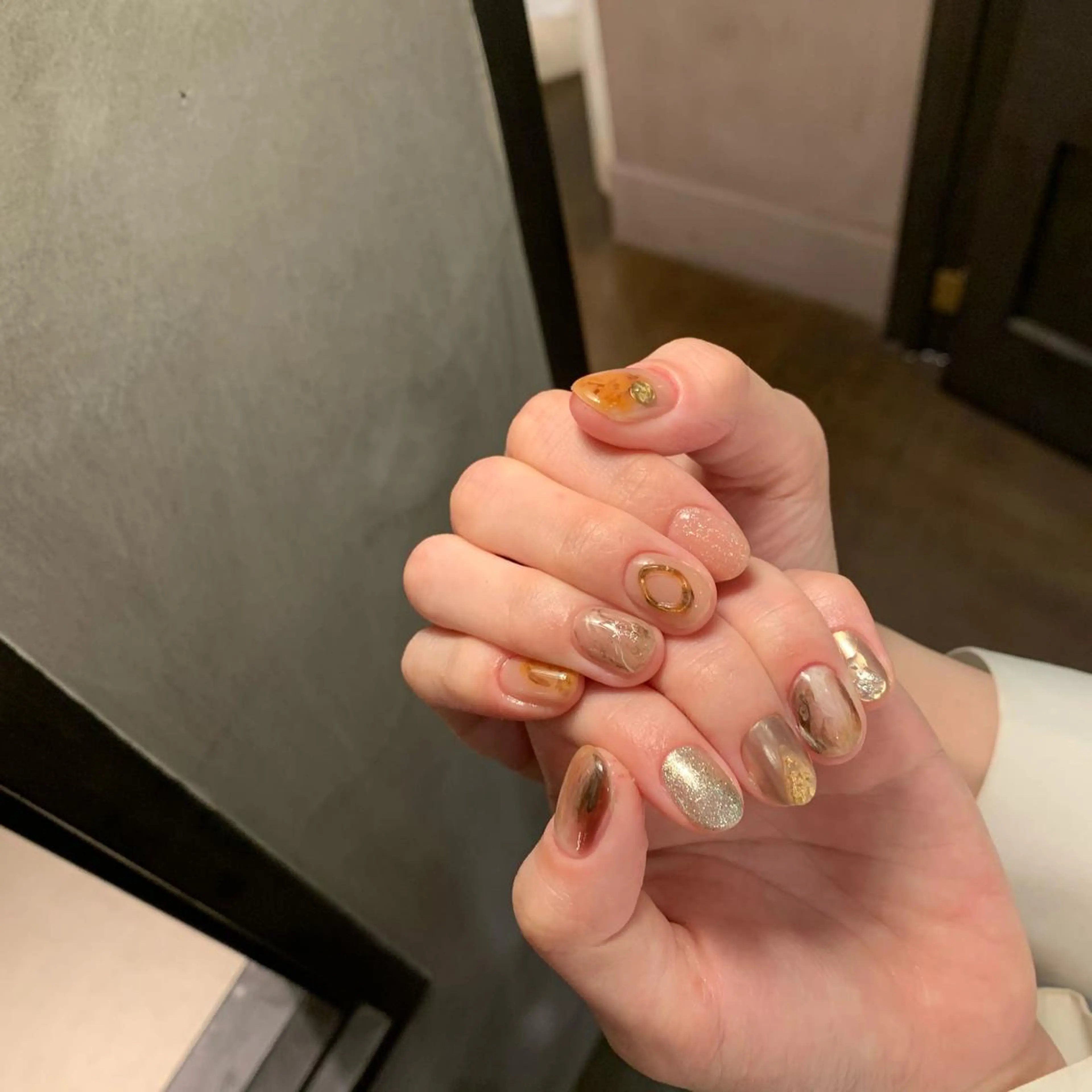 ネイル ニュアンスネイル Cachette miyukiのネイルデザイン
