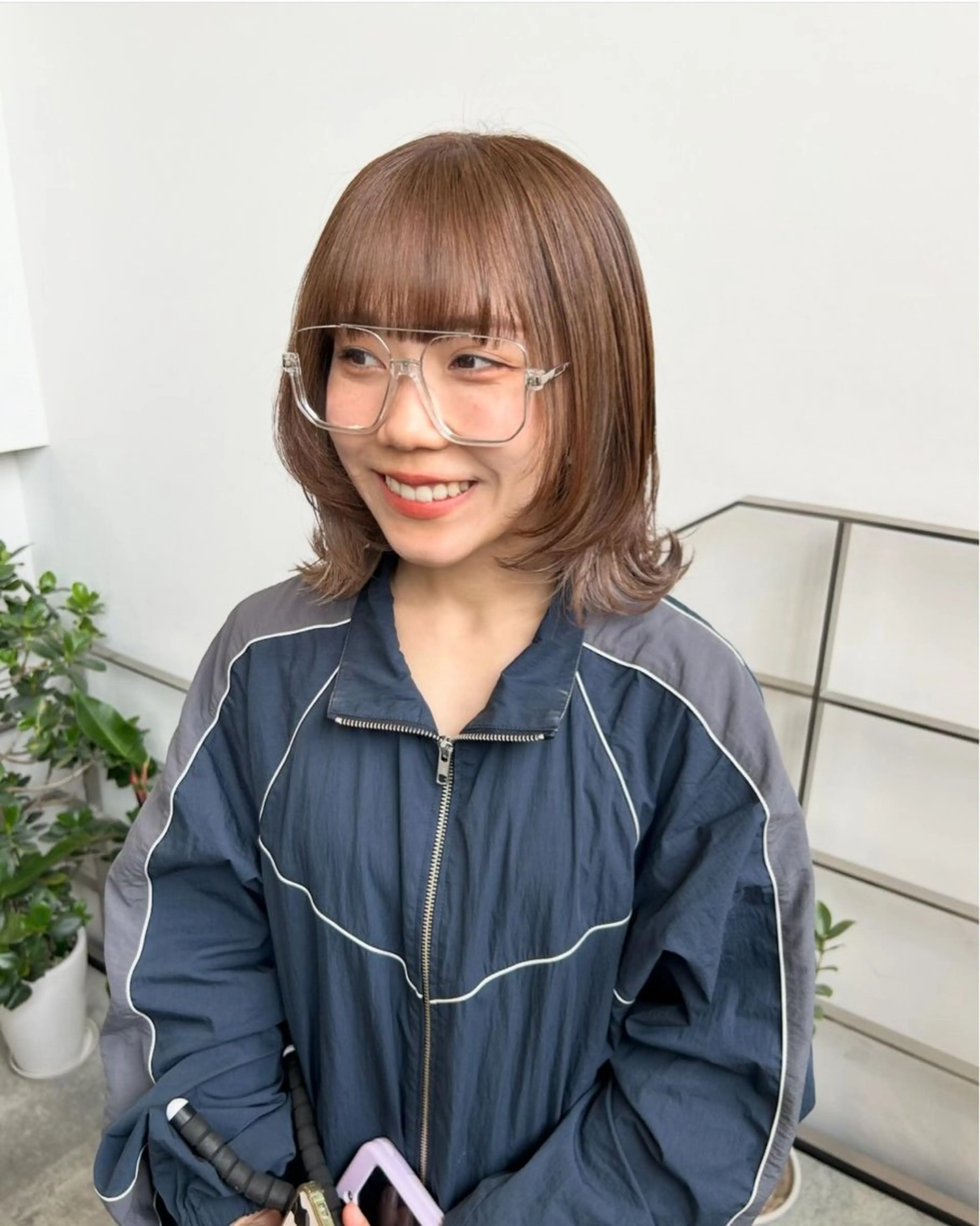ミディアム カラー パーマ ヘアアレンジ キッズ ボブレイヤー ベージュカラー インナーカラー ミルクティーベージュ ピンクカラー カット ヘアカラー GOTODAY SHAiRE SALON (原宿本店)所属・sakurai kana 🎀のヘアスタイル
