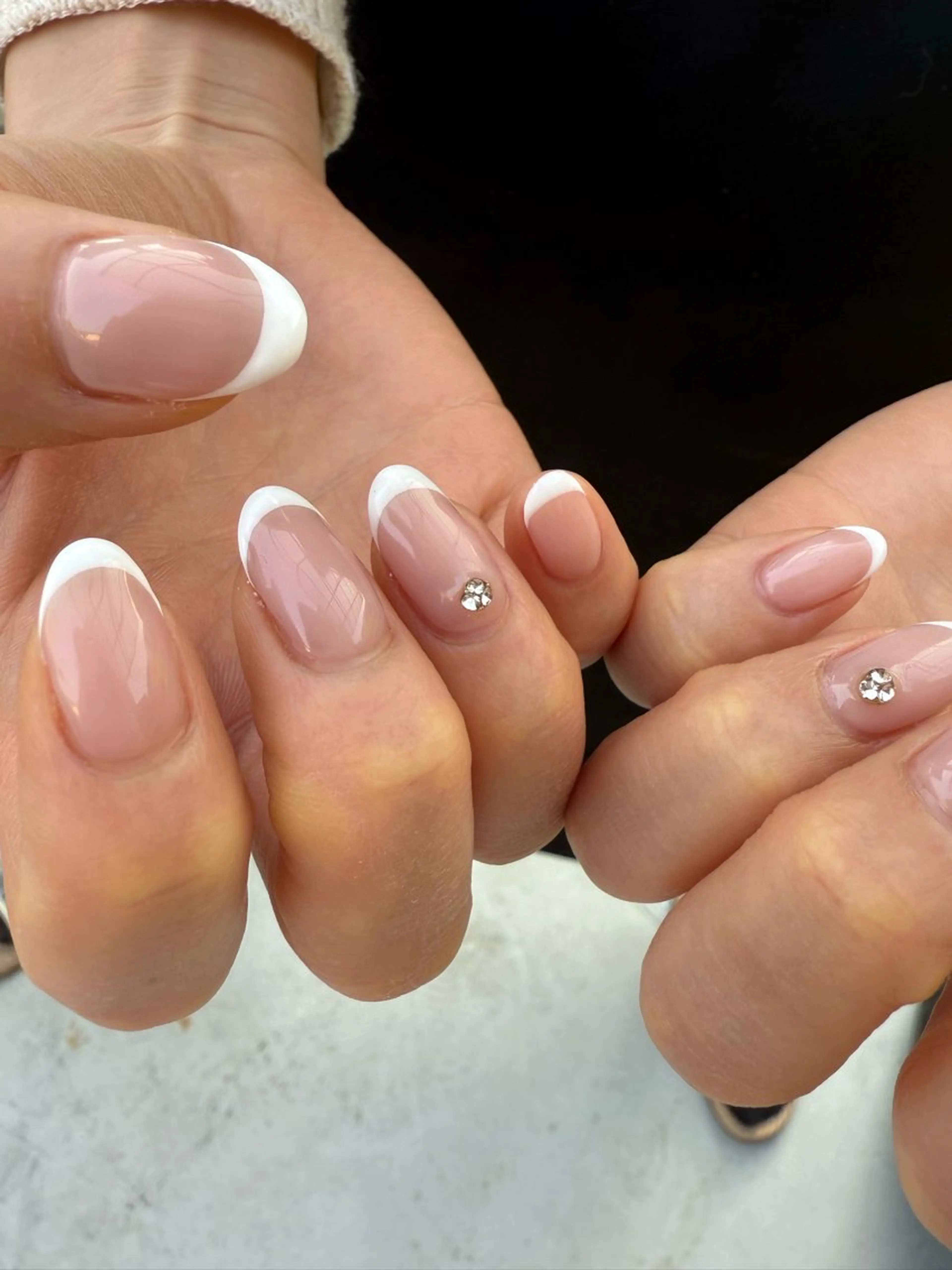 ネイル フレンチネイル ハンドネイル .clair 【クレル】のネイルデザイン