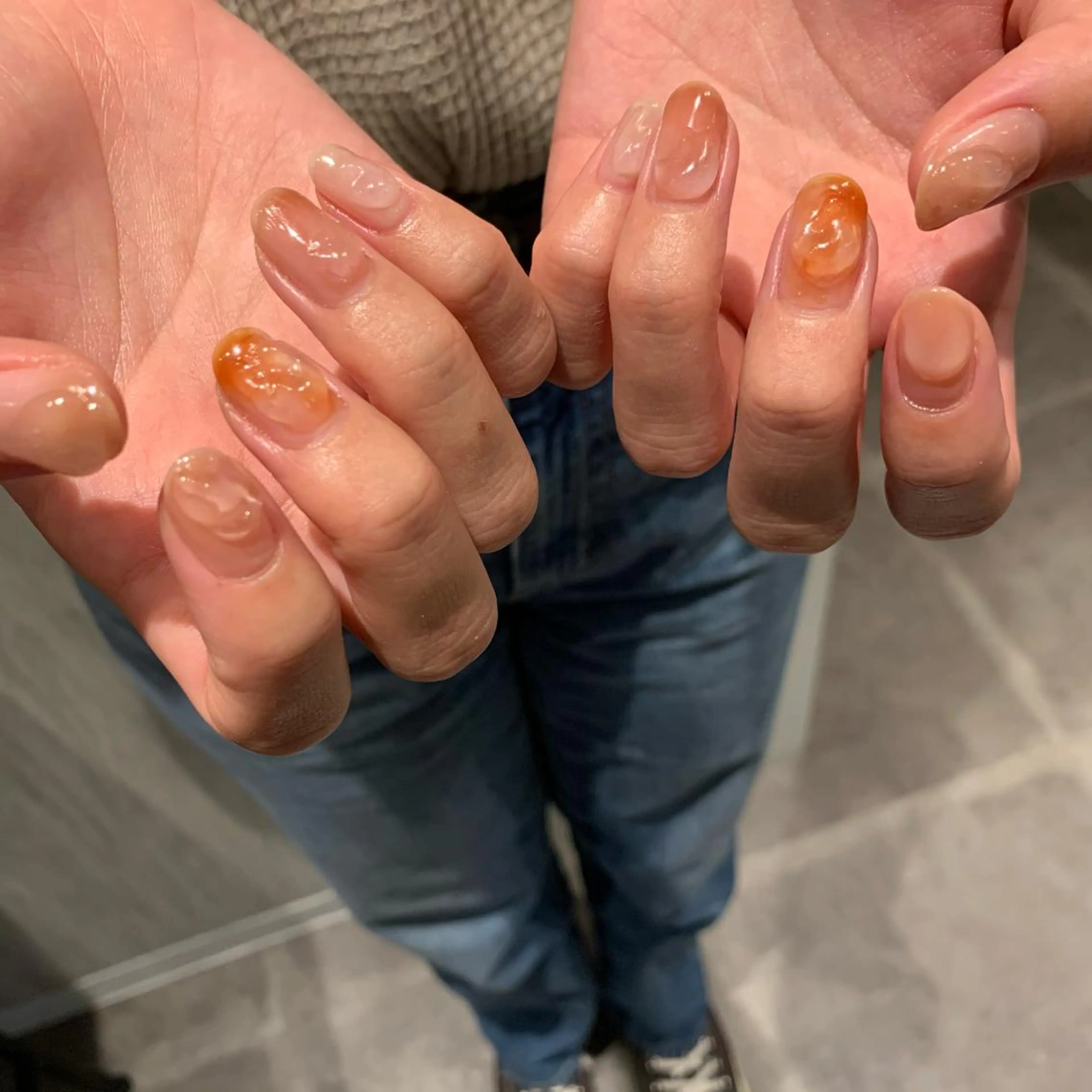 ネイル ニュアンスネイル 《ニュアンスネイル》 risaのネイルデザイン