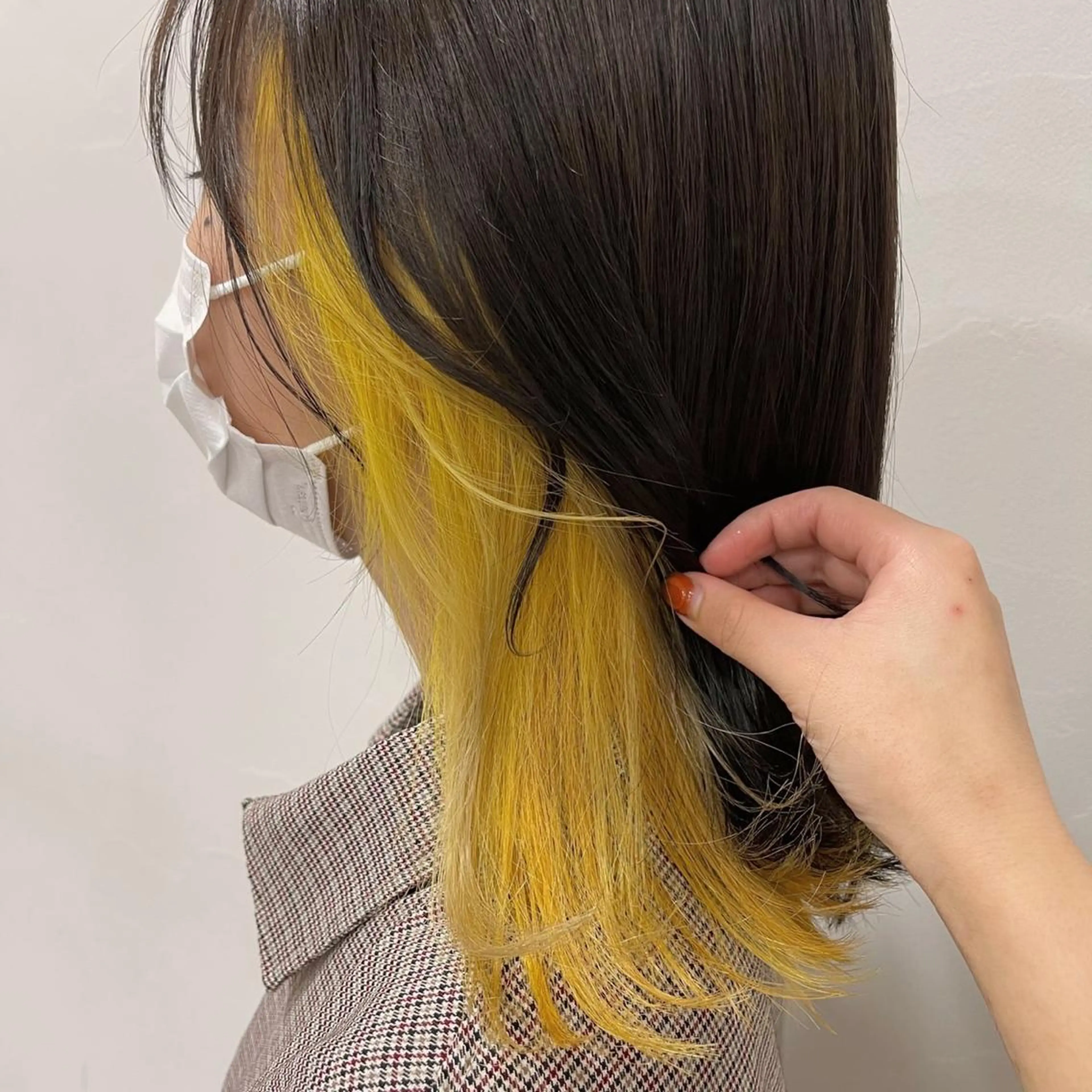 ミディアム カラー インナーカラー ヘアカラー トリートメント 🌼杉田 胡桃🌼のヘアスタイル
